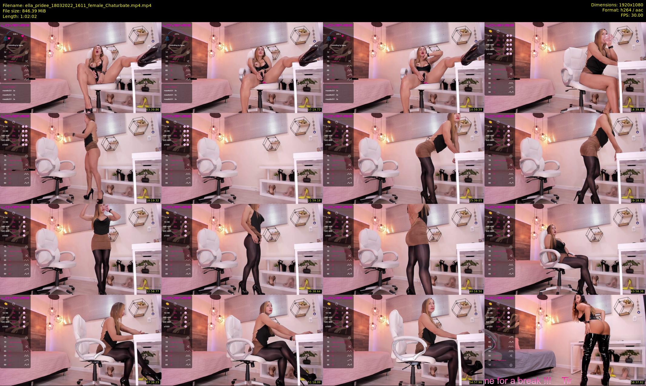 ella_pridee — 63 minute Chaturbate female cam show recording, 1080p, Mar 18, 2022