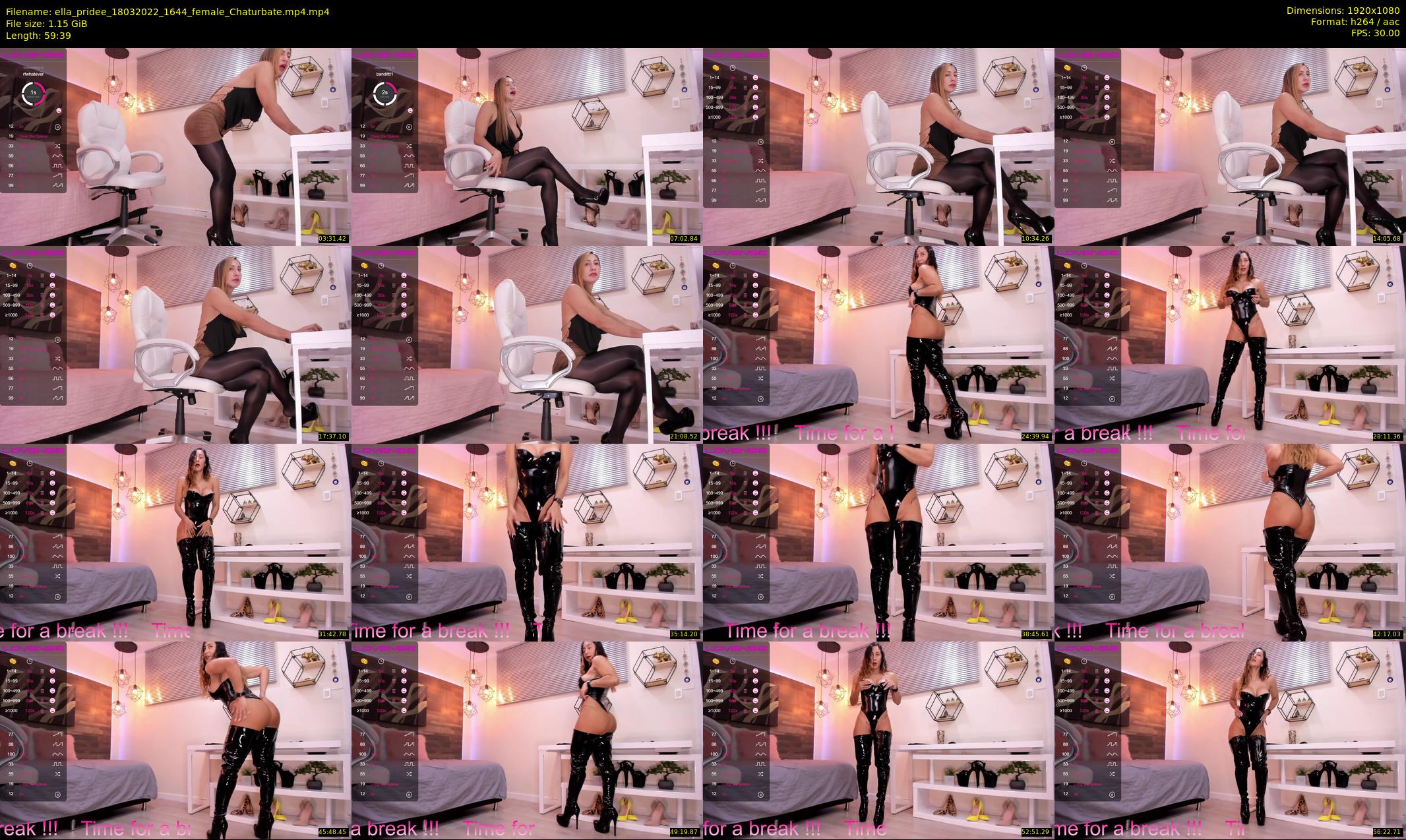 ella_pridee — 60 minute Chaturbate female cam show recording, 1080p, Mar 18, 2022