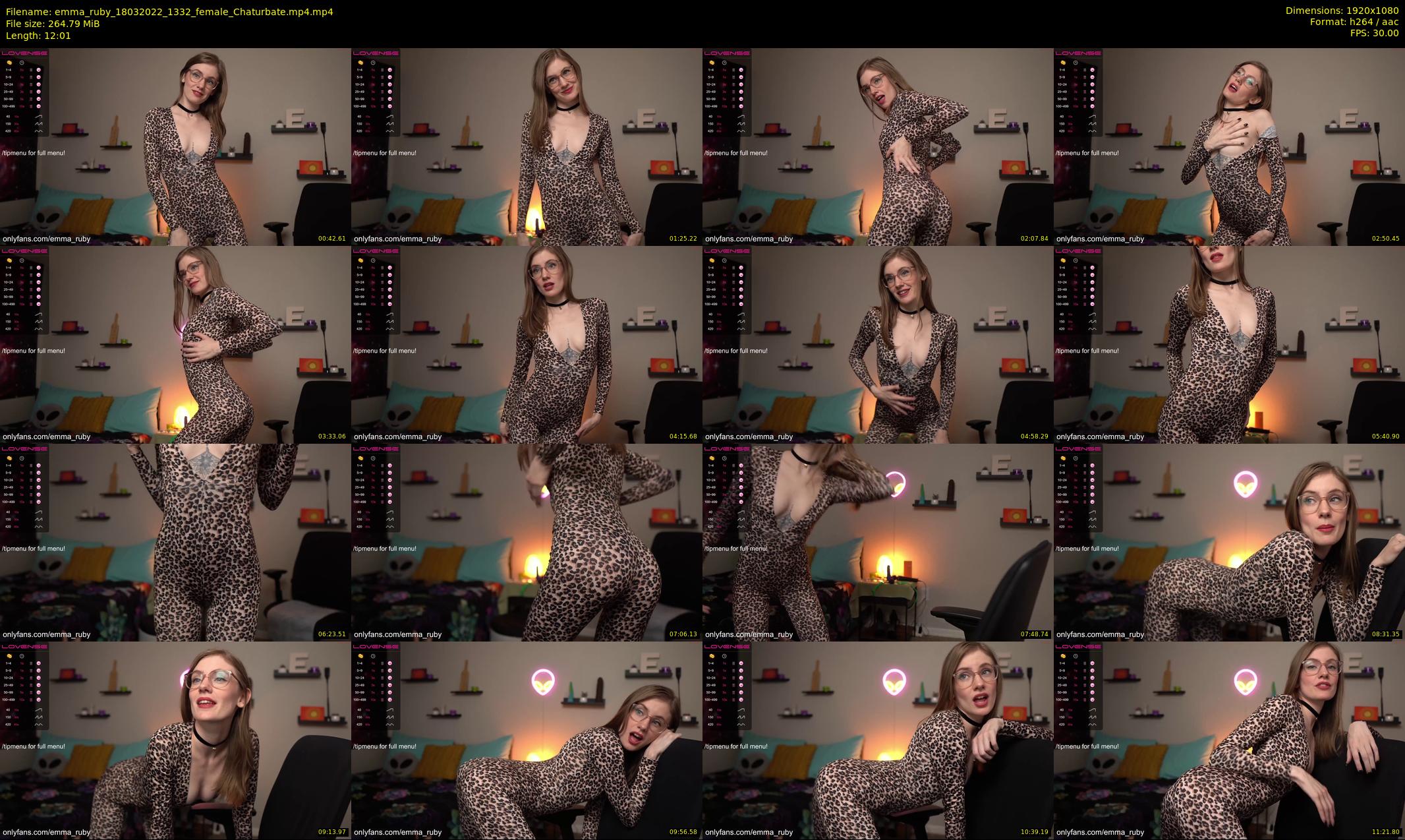 emma_ruby — 13 minute Chaturbate female cam show recording, 1080p, Mar 18, 2022