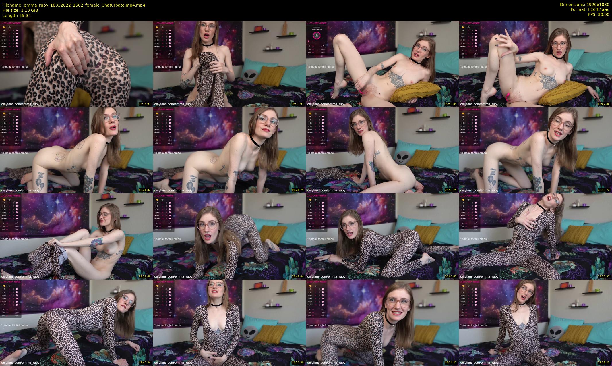 emma_ruby — 56 minute Chaturbate female cam show recording, 1080p, Mar 18, 2022
