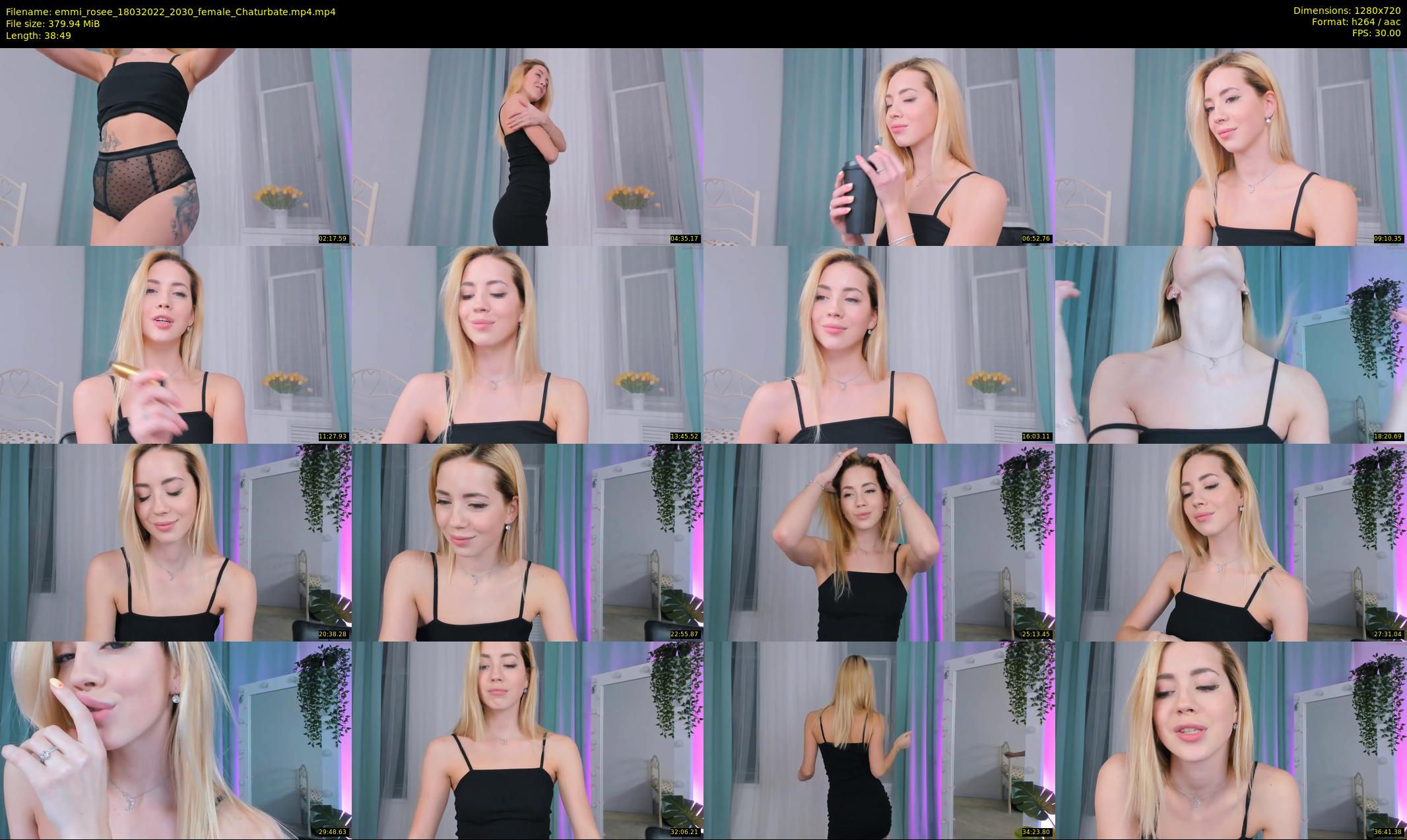 emmi_rosee — 39 minute Chaturbate female cam show recording, 720p, Mar 18, 2022