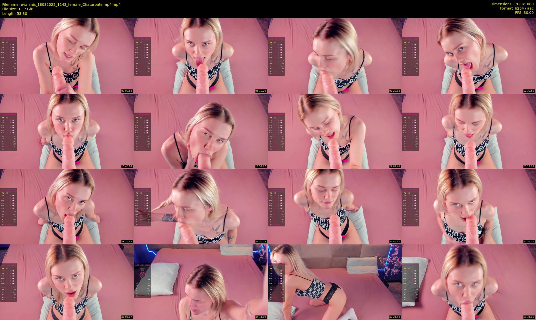 evalanis — 54 minute Chaturbate couple cam show recording, 1080p, Mar 18, 2022