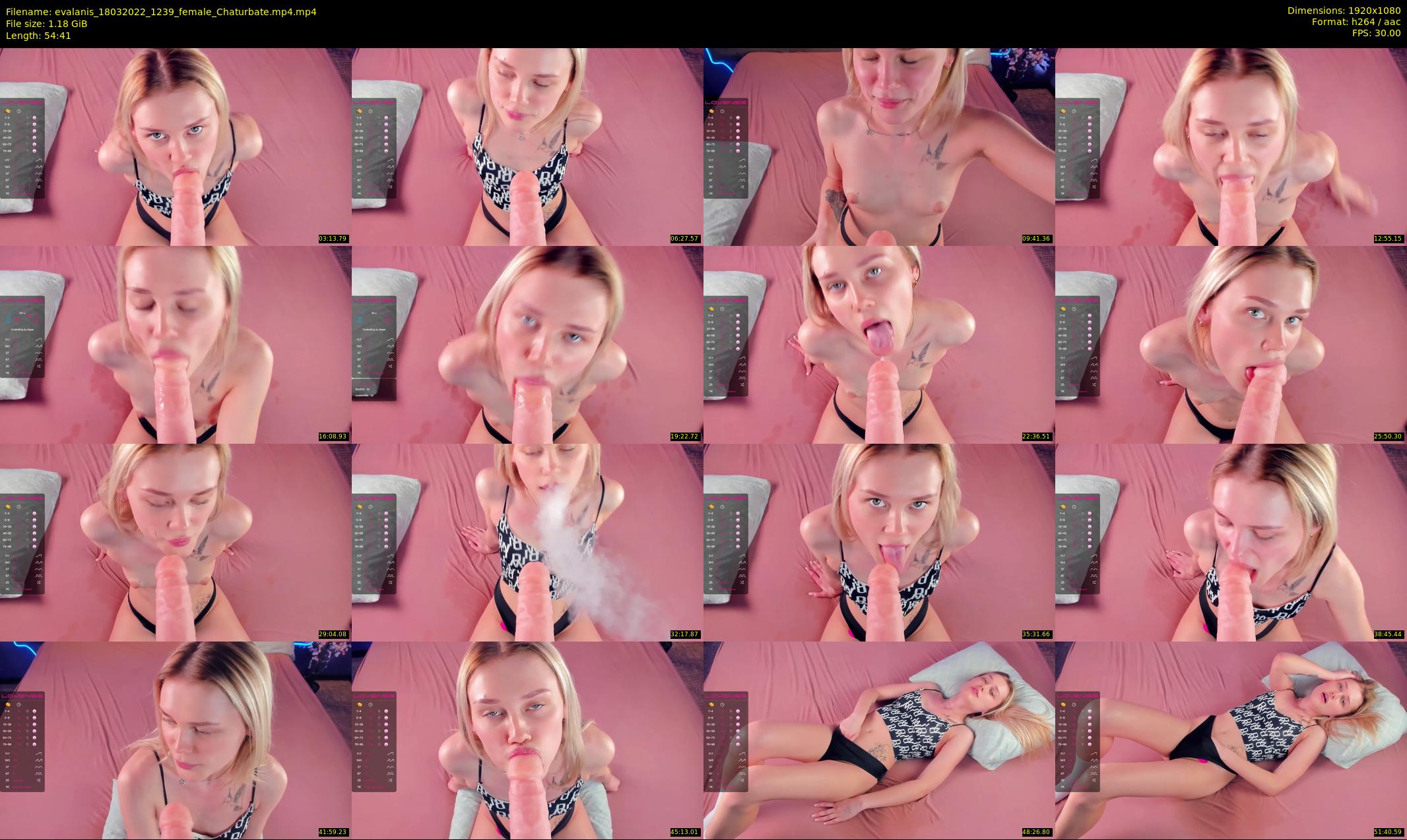 evalanis — 55 minute Chaturbate couple cam show recording, 1080p, Mar 18, 2022