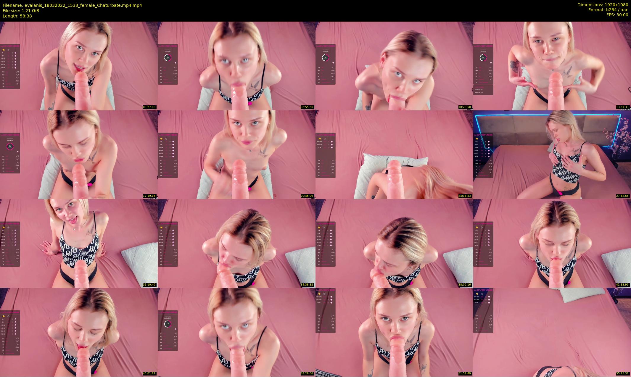 evalanis — 59 minute Chaturbate couple cam show recording, 1080p, Mar 18, 2022