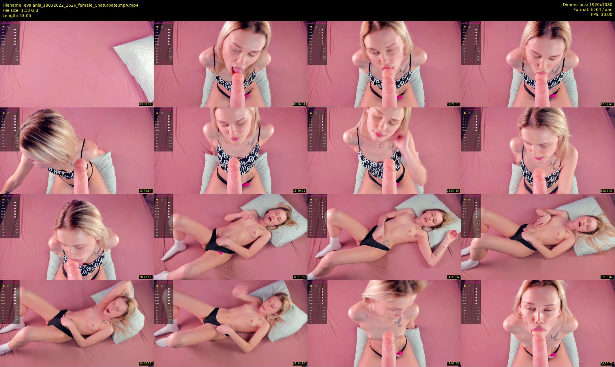 evalanis — 54 minute Chaturbate couple cam show recording, 1080p, Mar 18, 2022