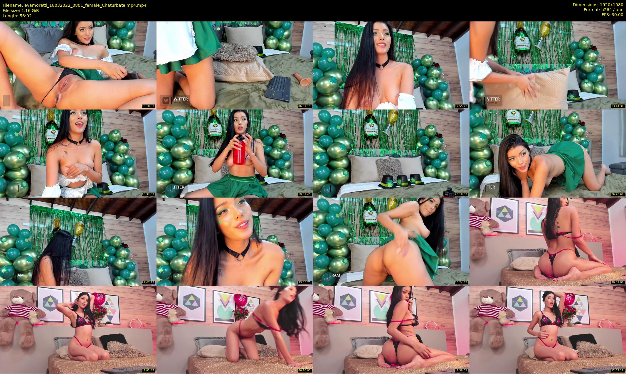 evamoretti — 57 minute Chaturbate female cam show recording, 1080p, Mar 18, 2022