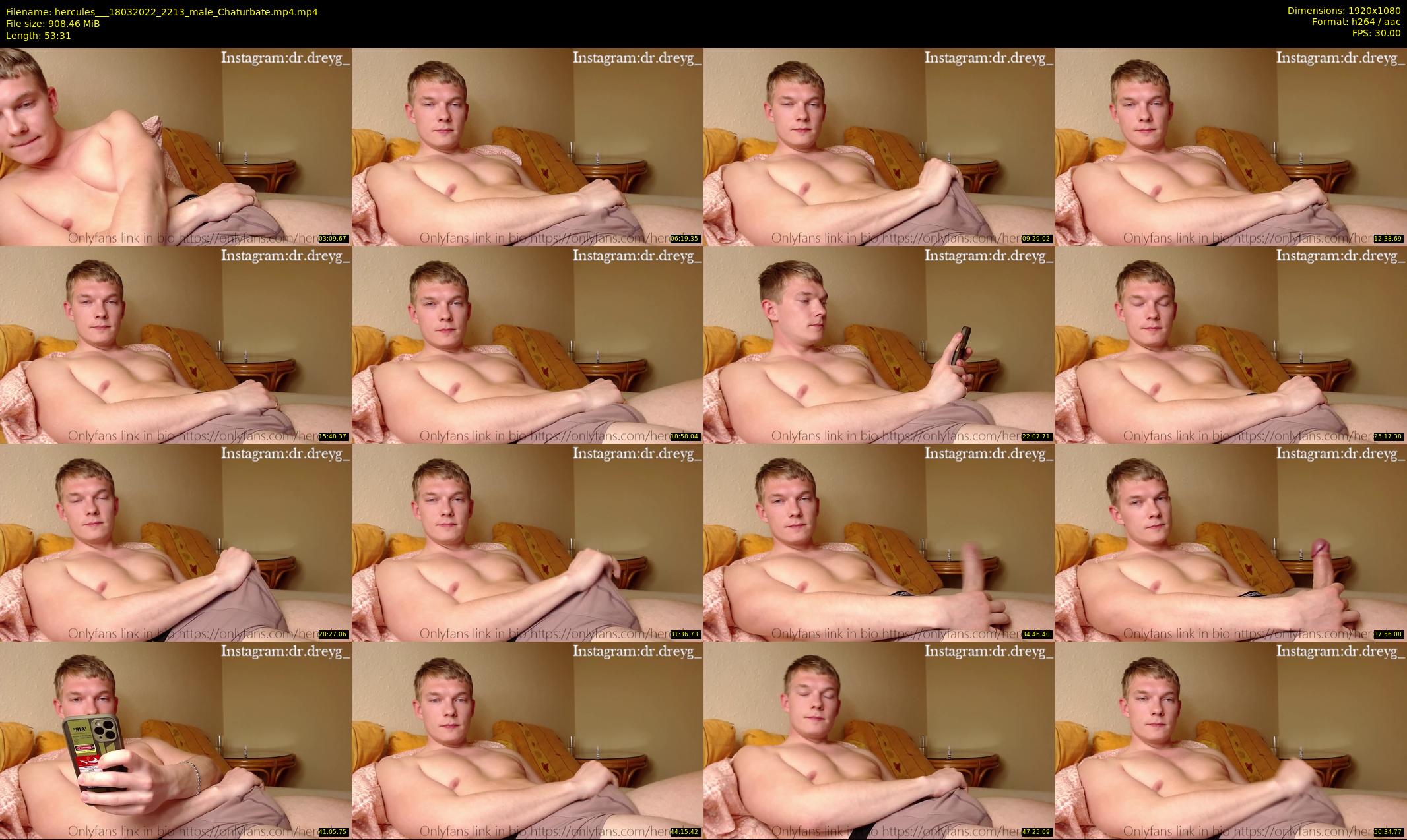 hercules__ — 54 minute Chaturbate male cam show recording, 1080p, Mar 18, 2022
