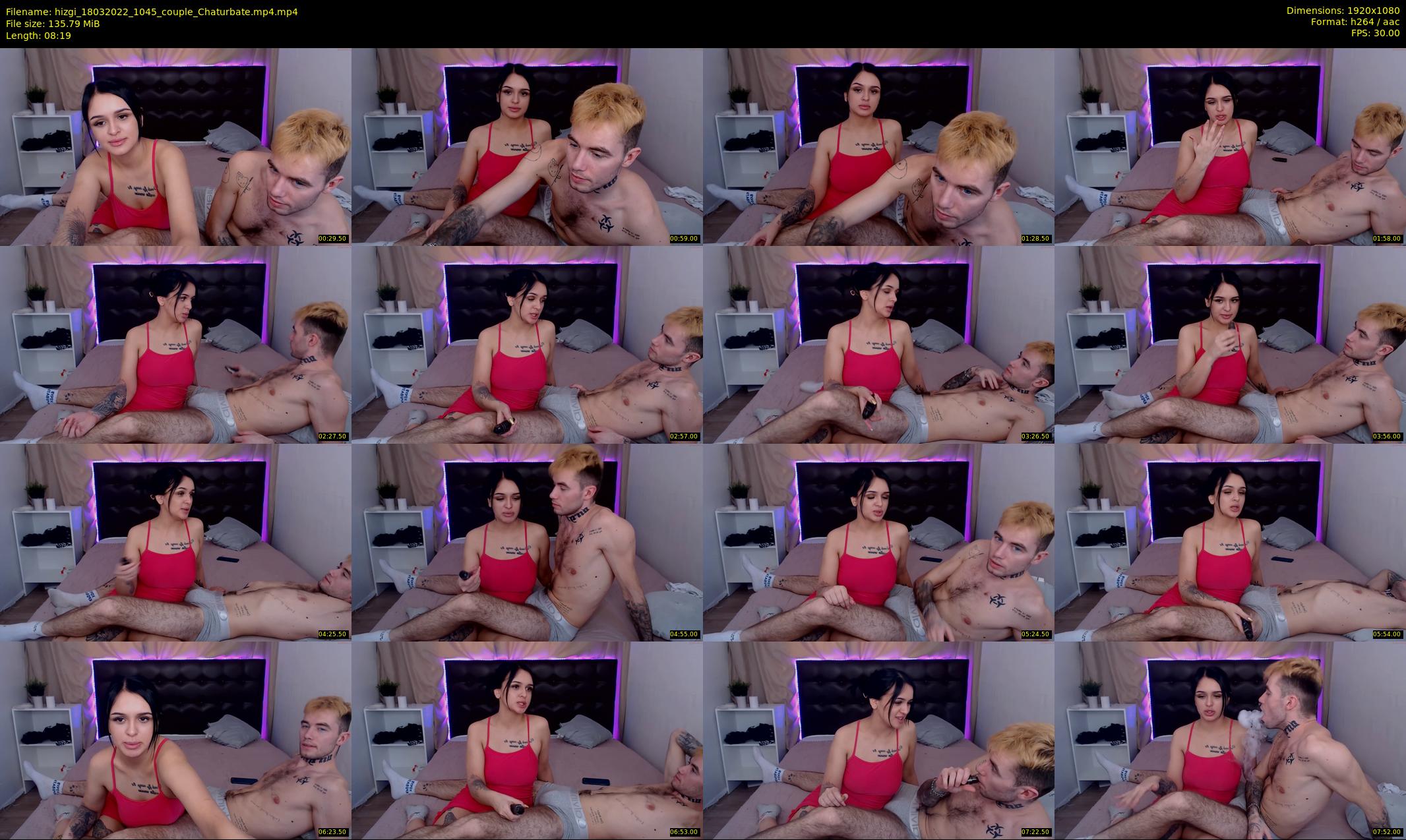 hizgi — 9 minute Chaturbate couple cam show recording, 1080p, Mar 18, 2022