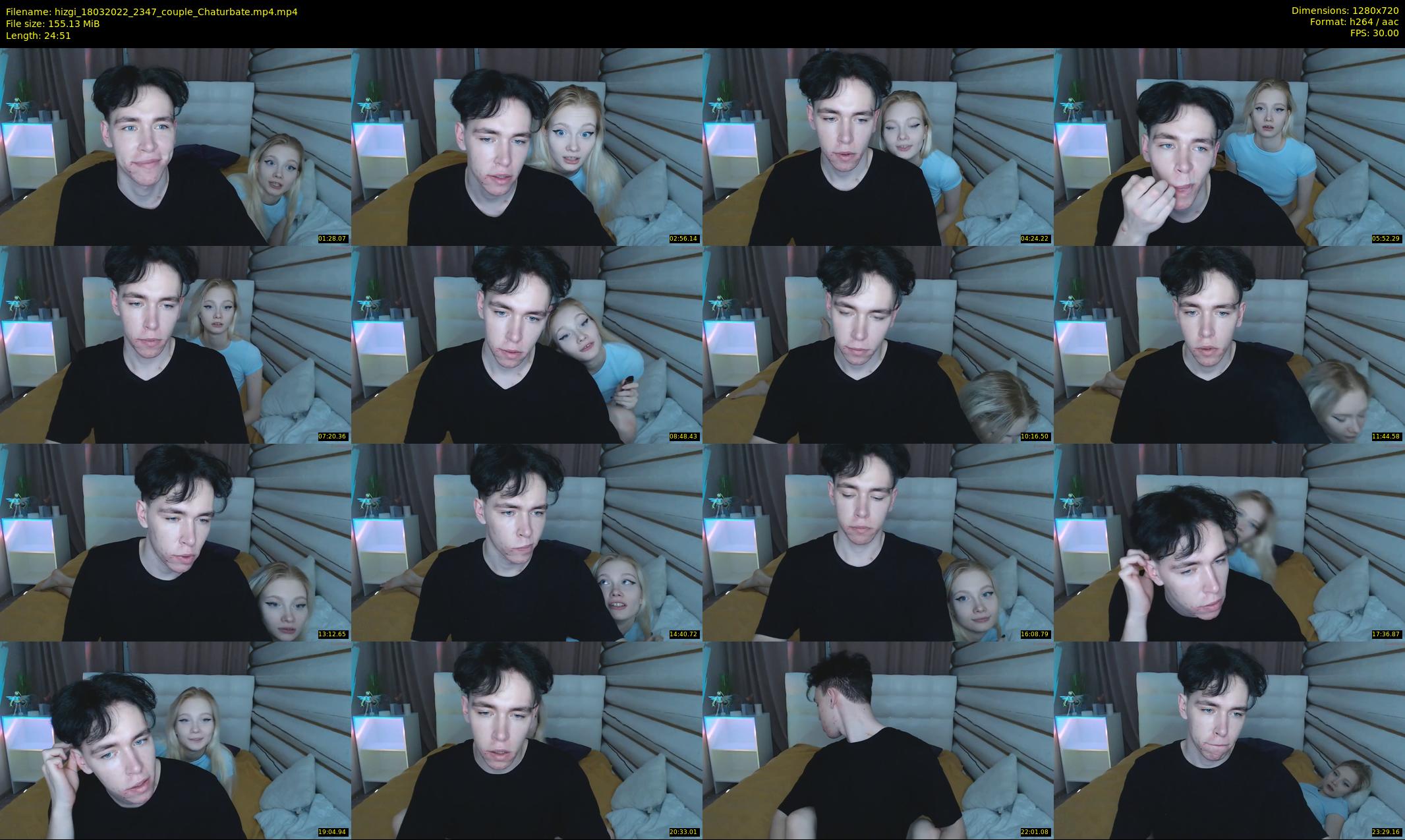 hizgi — 25 minute Chaturbate couple cam show recording, 720p, Mar 18, 2022