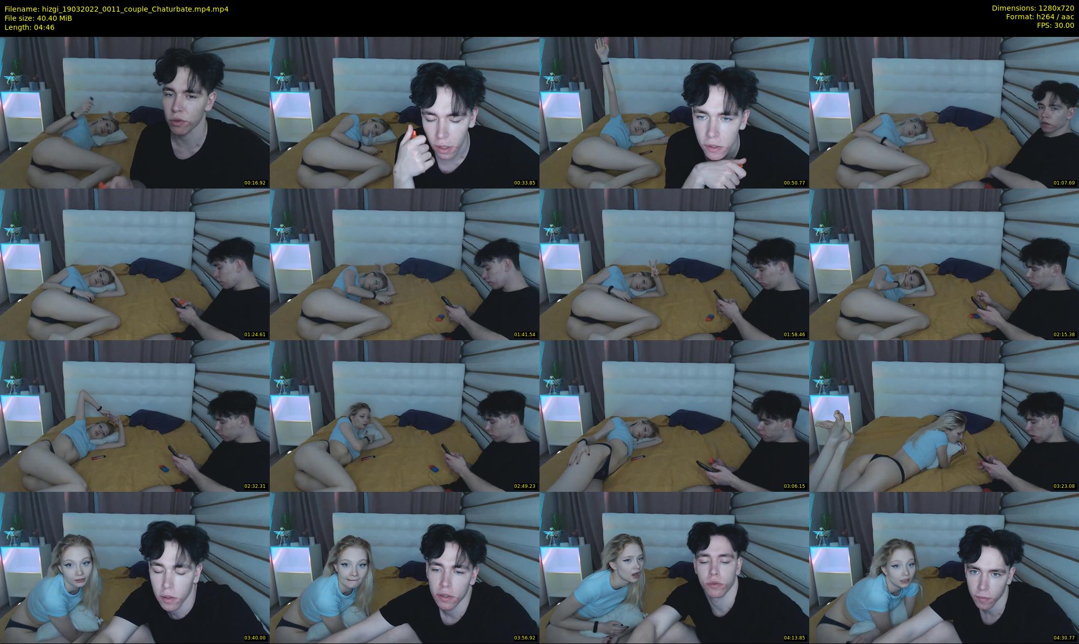 hizgi — 5 minute Chaturbate couple cam show recording, 720p, Mar 19, 2022