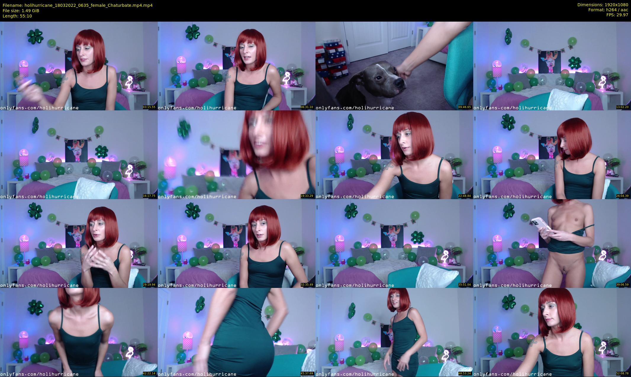 holihurricane — 56 minute Chaturbate female cam show recording, 1080p, Mar 18, 2022