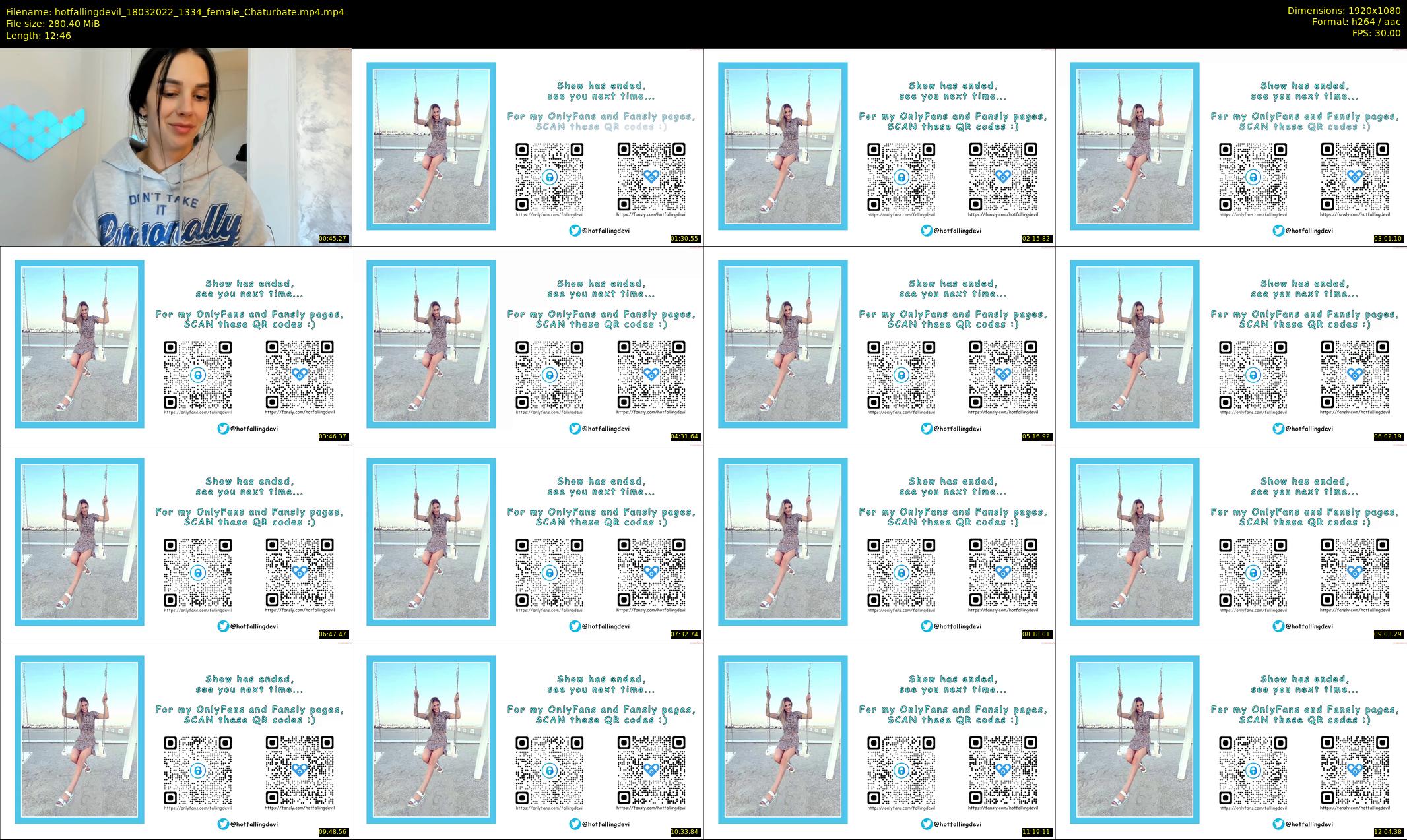 hotfallingdevil — 13 minute Chaturbate female cam show recording, 1080p, Mar 18, 2022