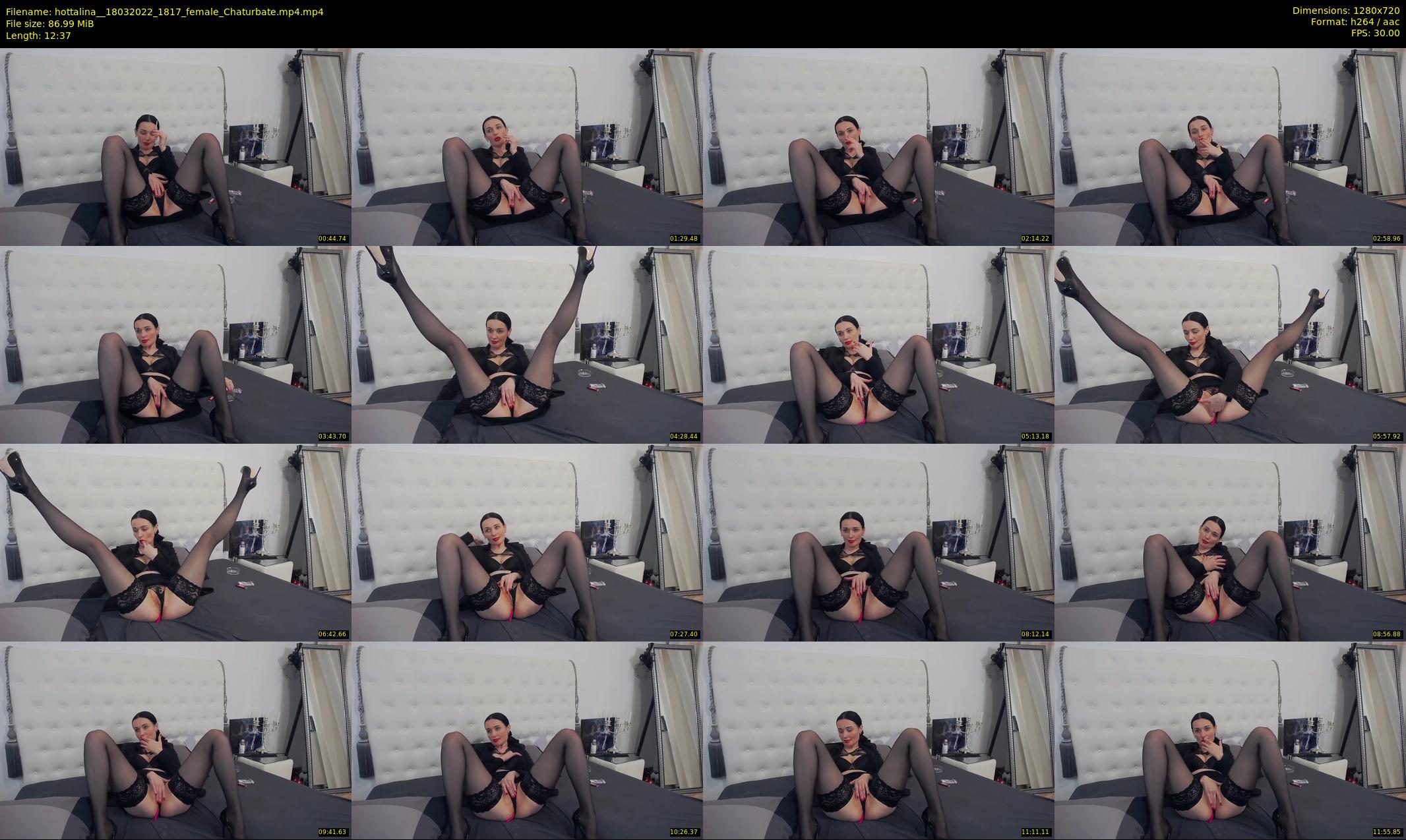 hottalina_ — 13 minute Chaturbate female cam show recording, 720p, Mar 18, 2022