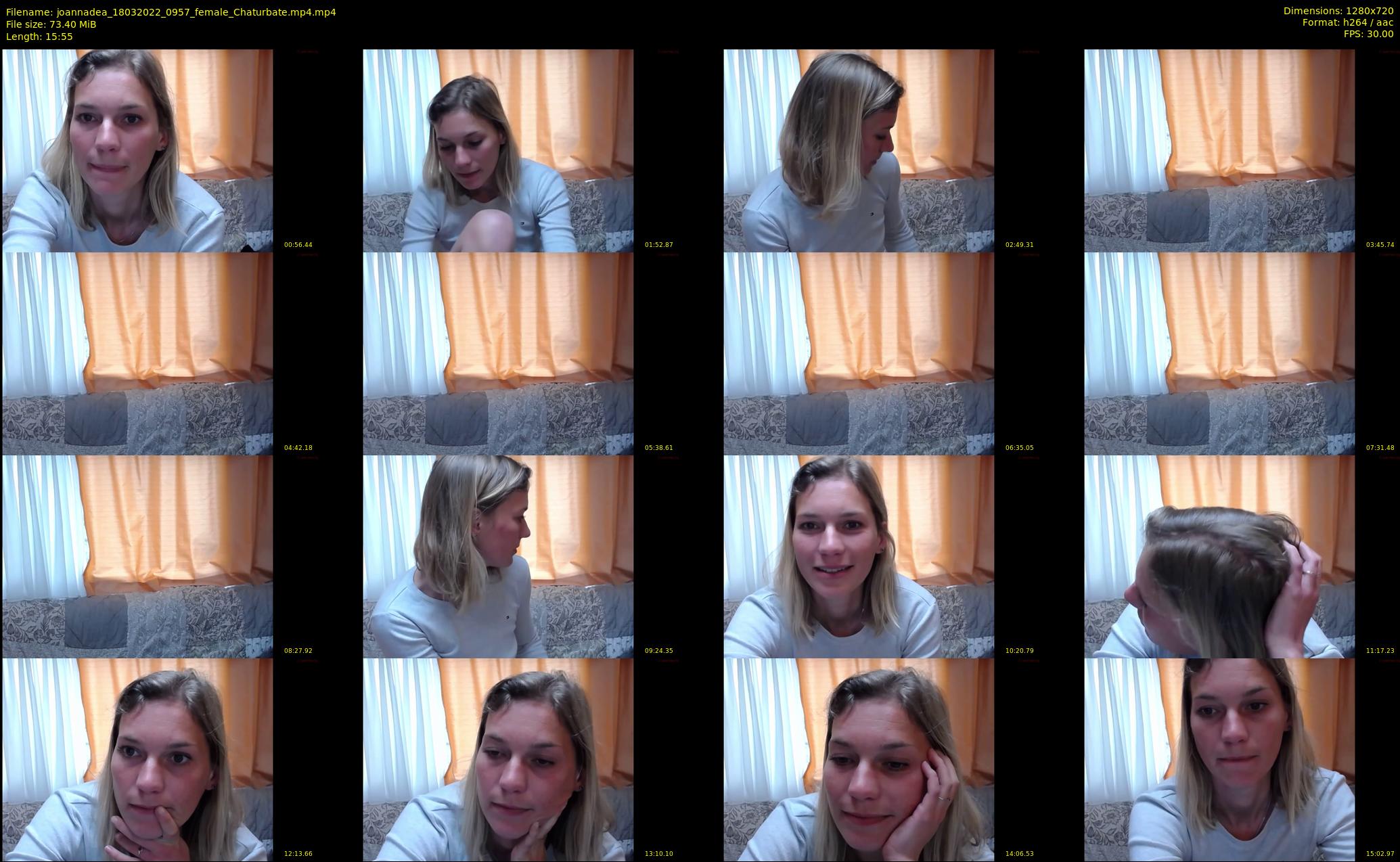 joannadea — 16 minute Chaturbate female cam show recording, 720p, Mar 18, 2022