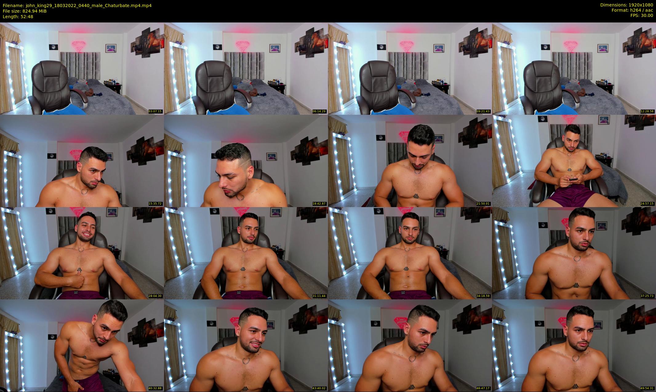 john_king29 — 53 minute Chaturbate male cam show recording, 1080p, Mar 18, 2022
