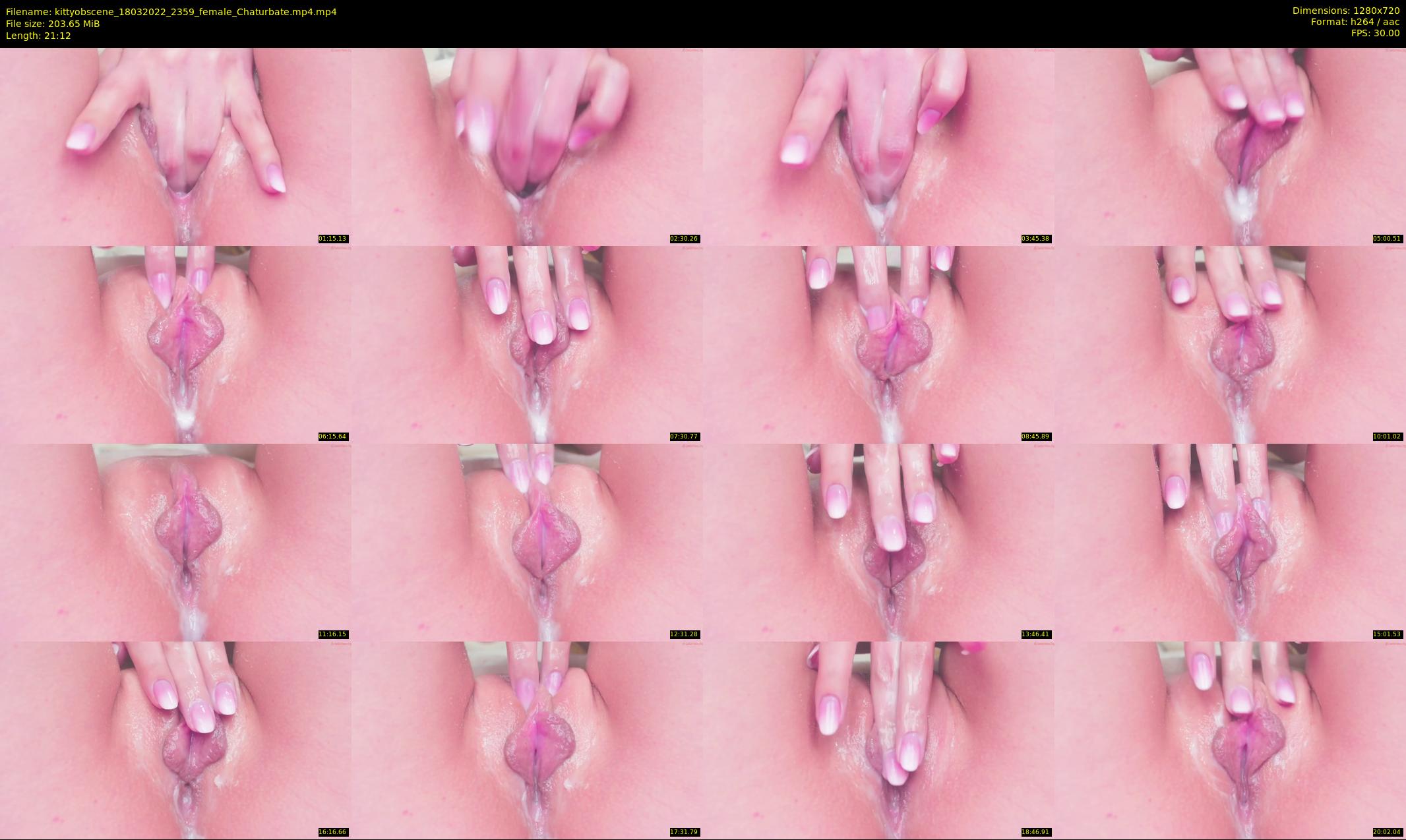 kittyobscene — 22 minute Chaturbate female cam show recording, 720p, Mar 18, 2022