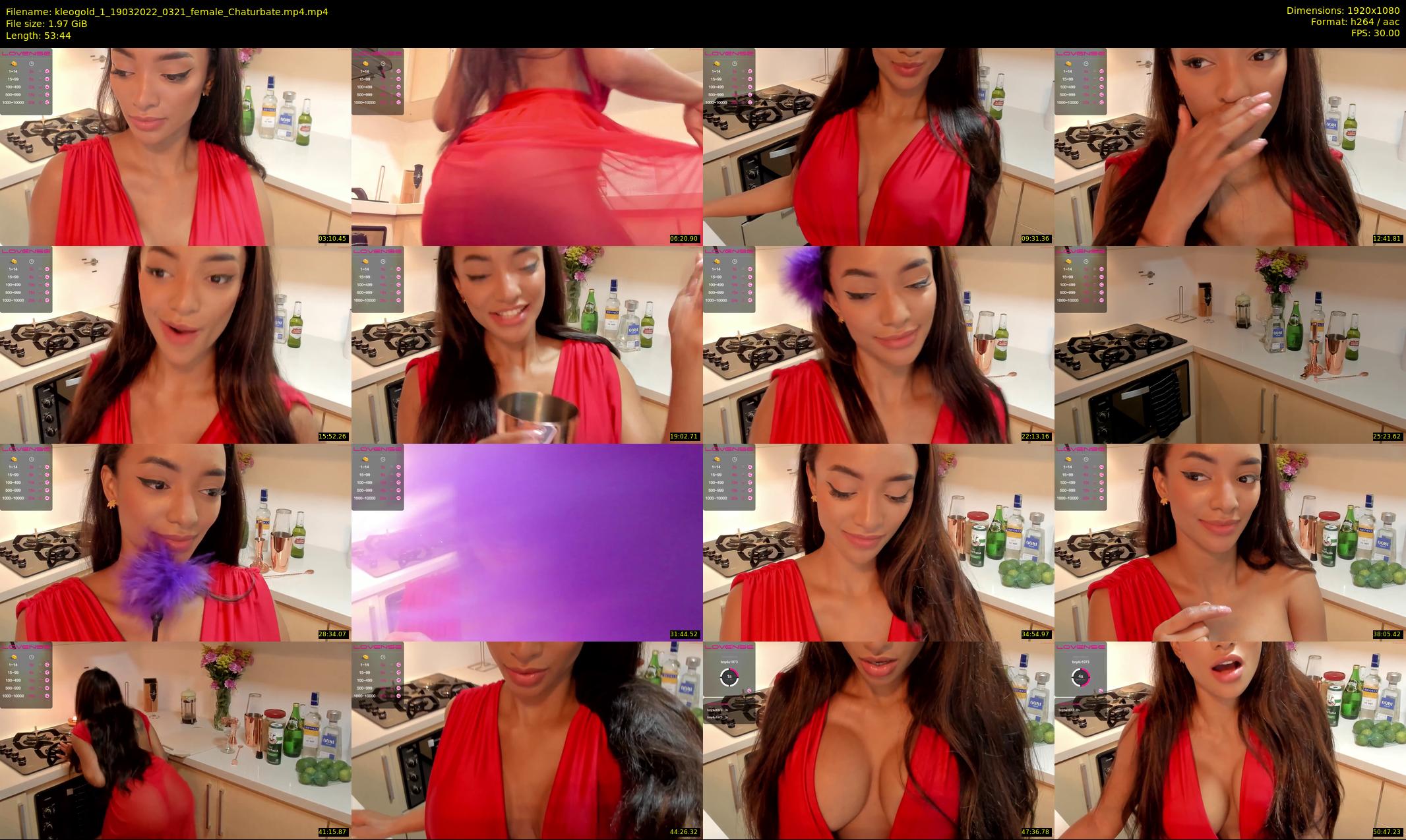 kleogold_1 — 54 minute Chaturbate female cam show recording, 1080p, Mar 19, 2022
