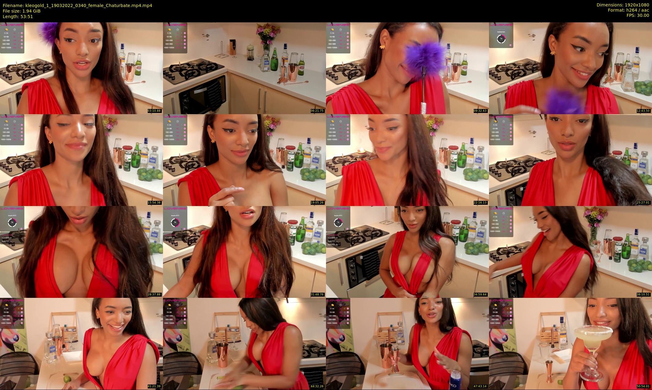 kleogold_1 — 54 minute Chaturbate female cam show recording, 1080p, Mar 19, 2022