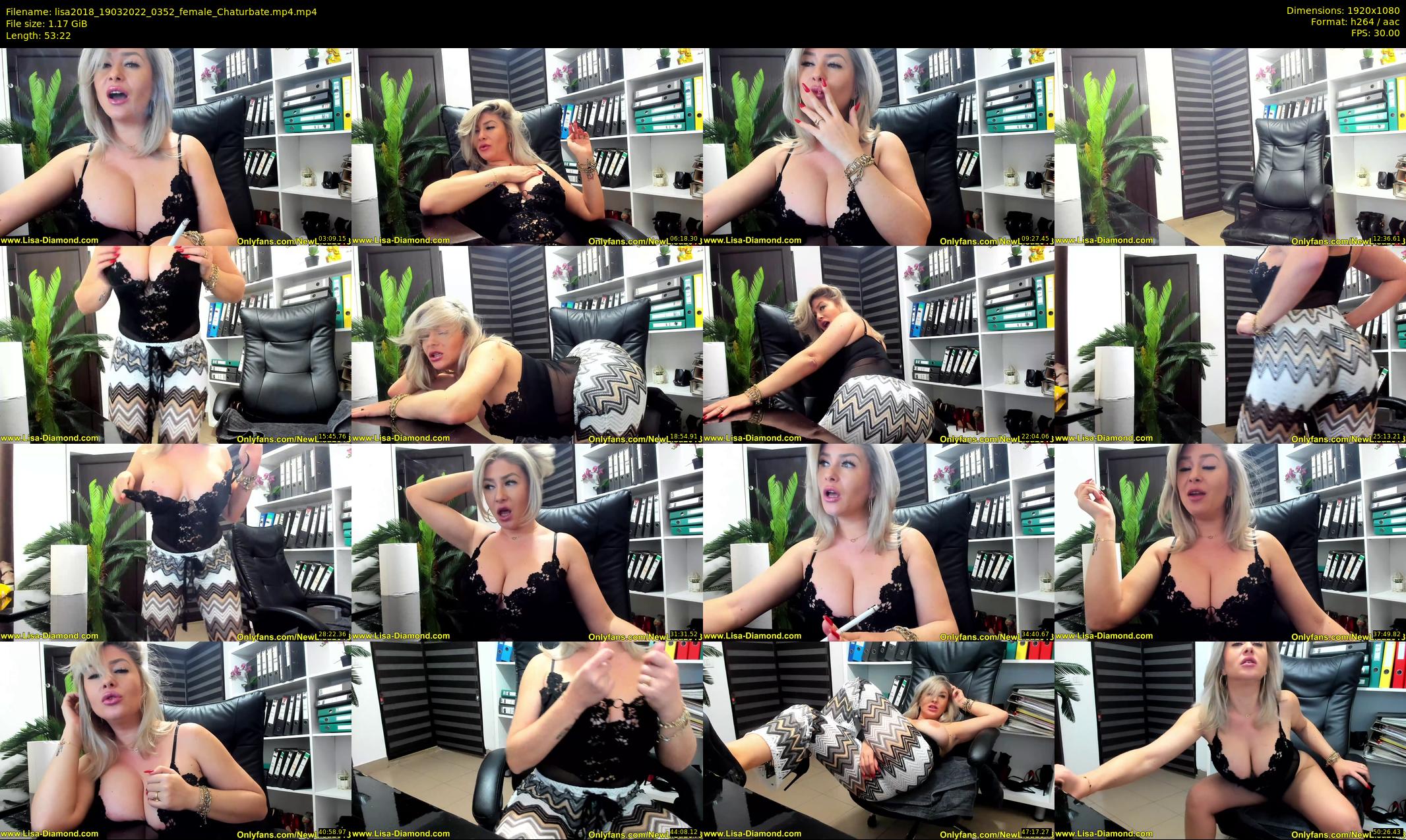 lisa2018 — 54 minute Chaturbate female cam show recording, 1080p, Mar 19, 2022