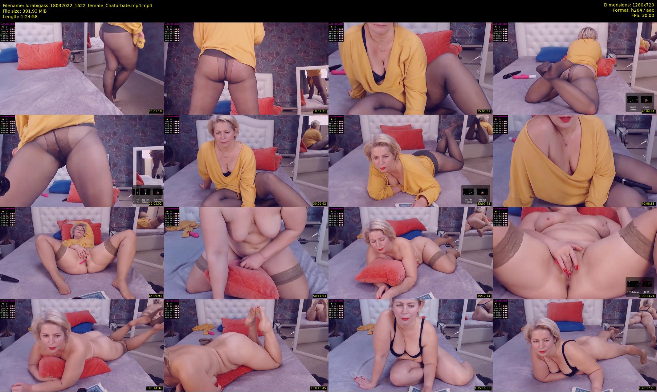 lorabigass — 85 minute Chaturbate female cam show recording, 720p, Mar 18, 2022