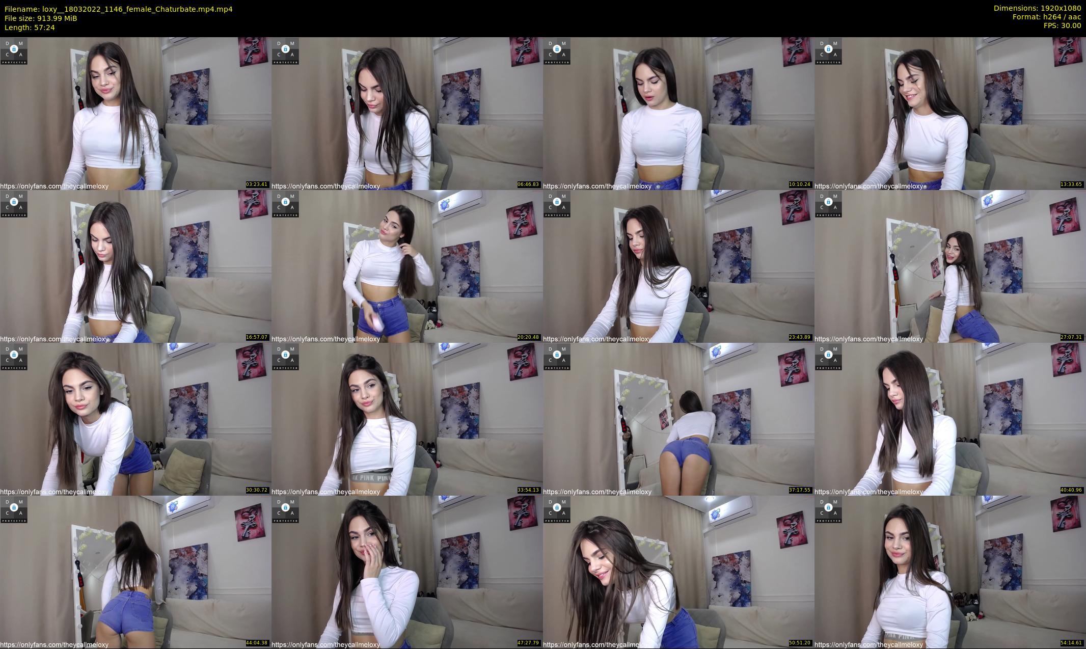 loxy_ — 58 minute Chaturbate female cam show recording, 1080p, Mar 18, 2022
