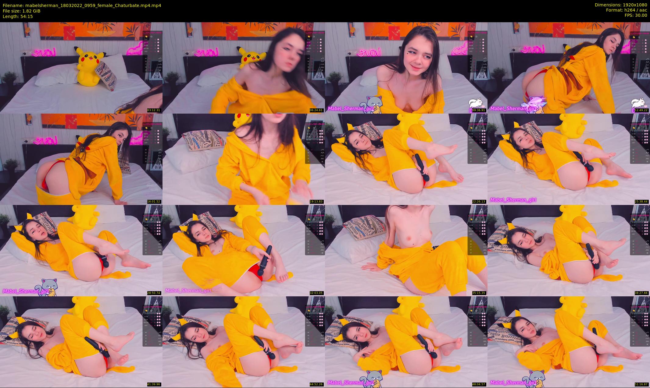 mabelsherman — 55 minute Chaturbate couple cam show recording, 1080p, Mar 18, 2022