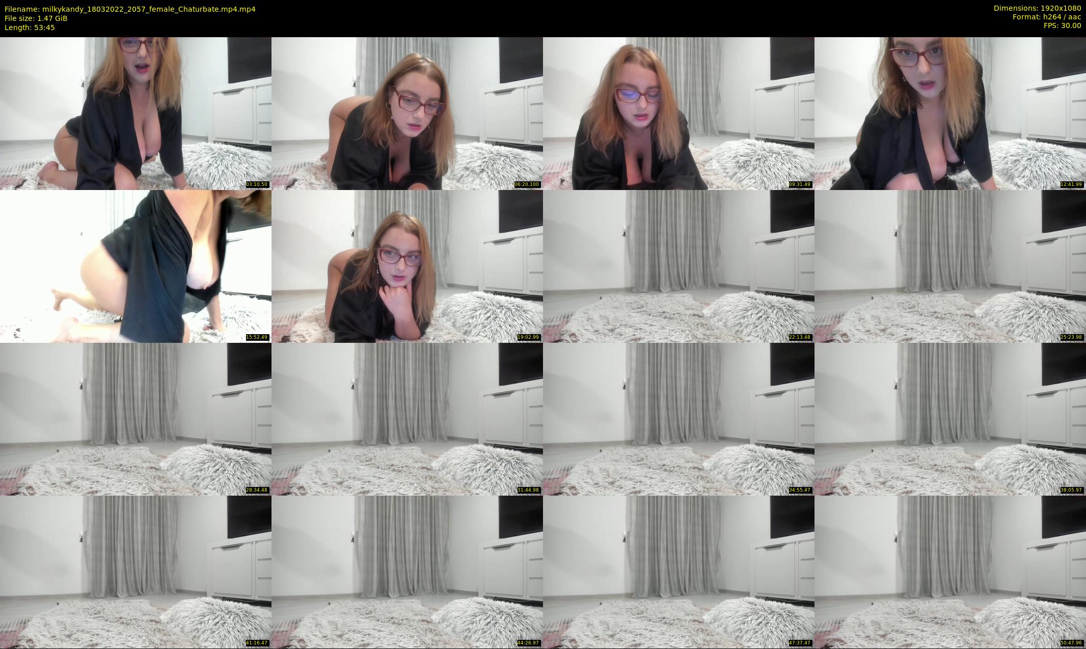 milkykandy — 54 minute Chaturbate female cam show recording, 1080p, Mar 18, 2022