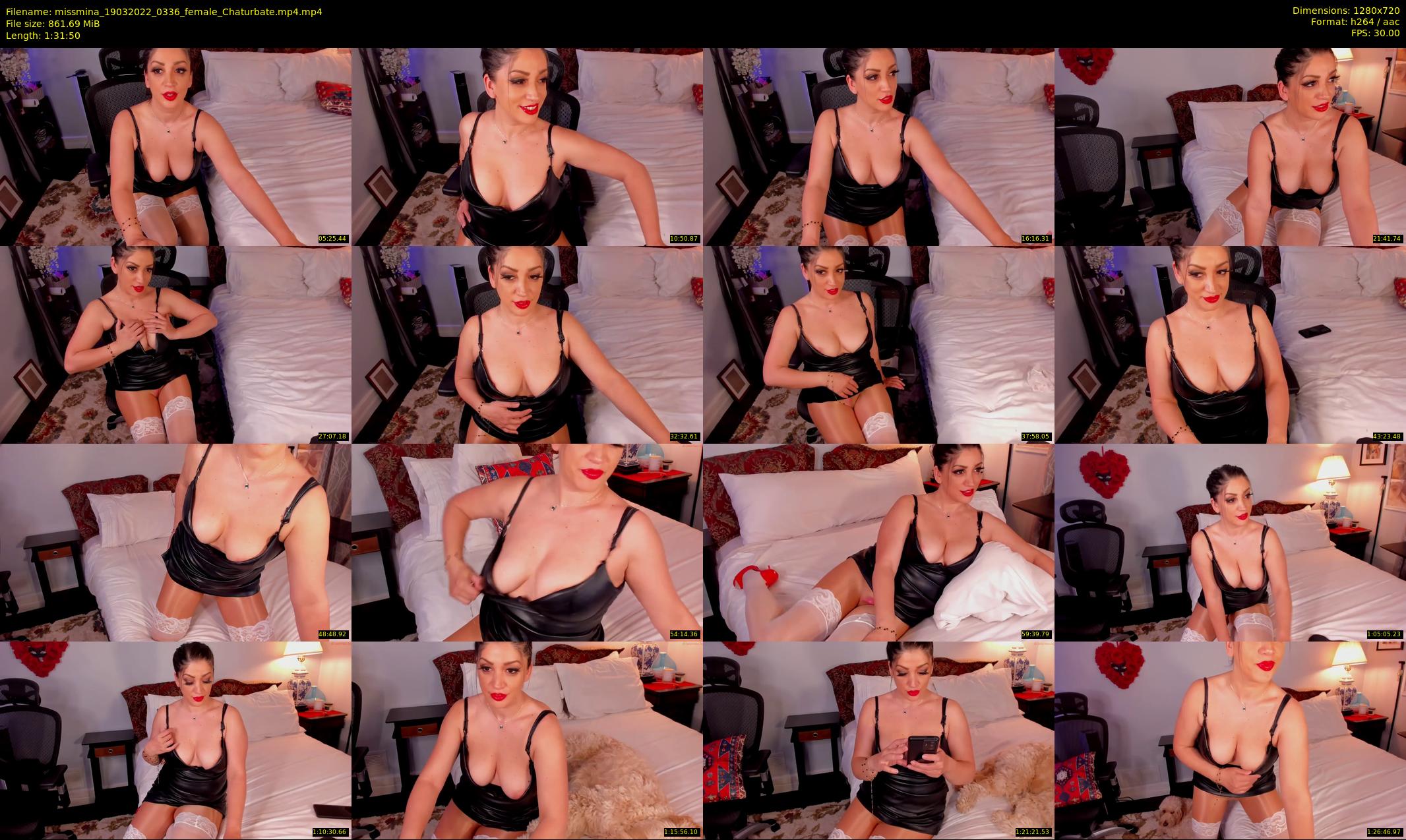 missmina — 92 minute Chaturbate female cam show recording, 720p, Mar 19, 2022