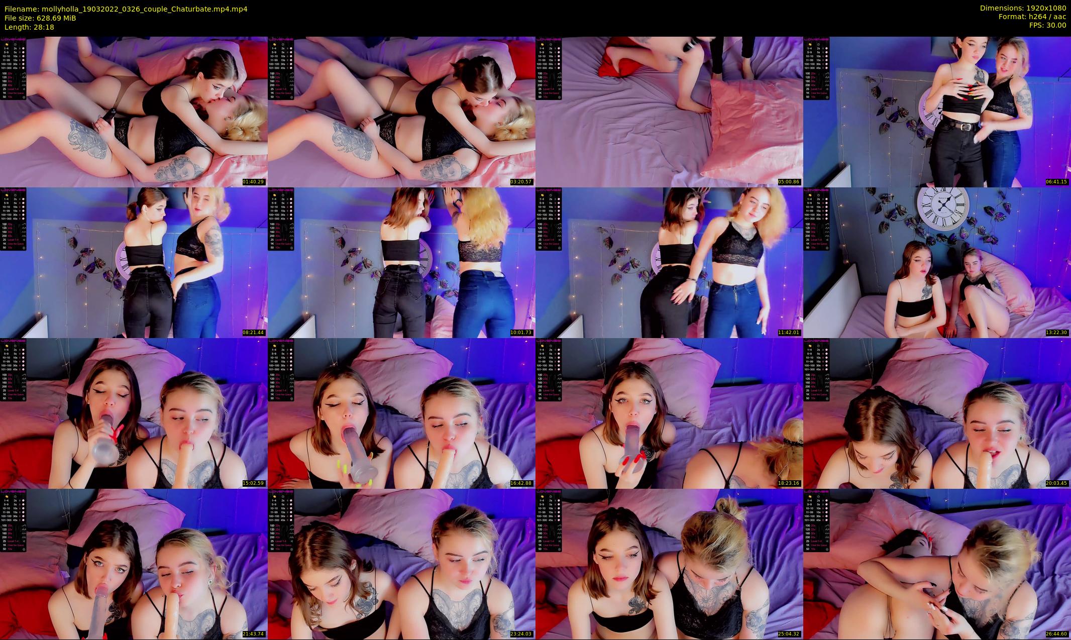 mollyholla — 29 minute Chaturbate couple cam show recording, 1080p, Mar 19, 2022