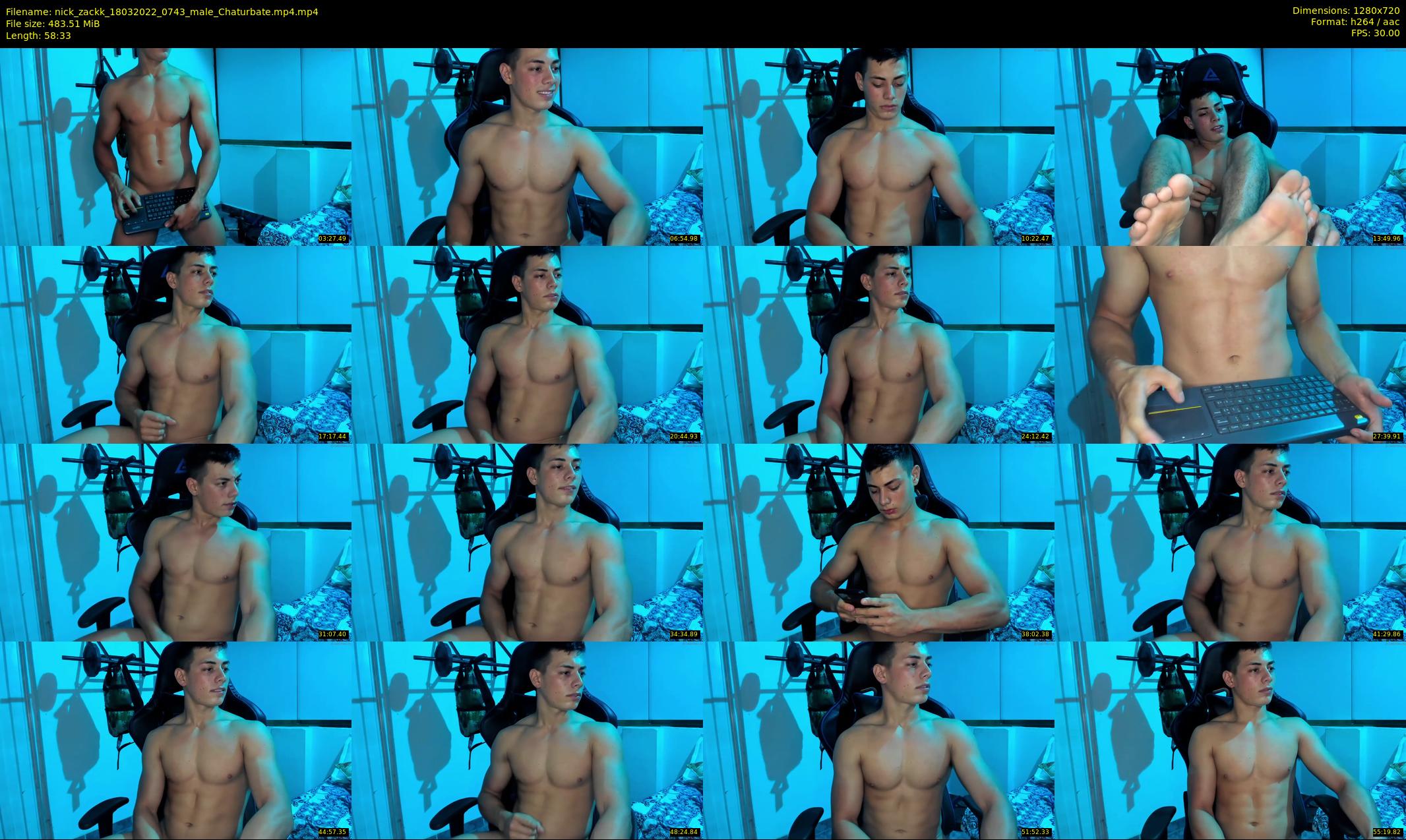 nick_zackk — 59 minute Chaturbate male cam show recording, 720p, Mar 18, 2022