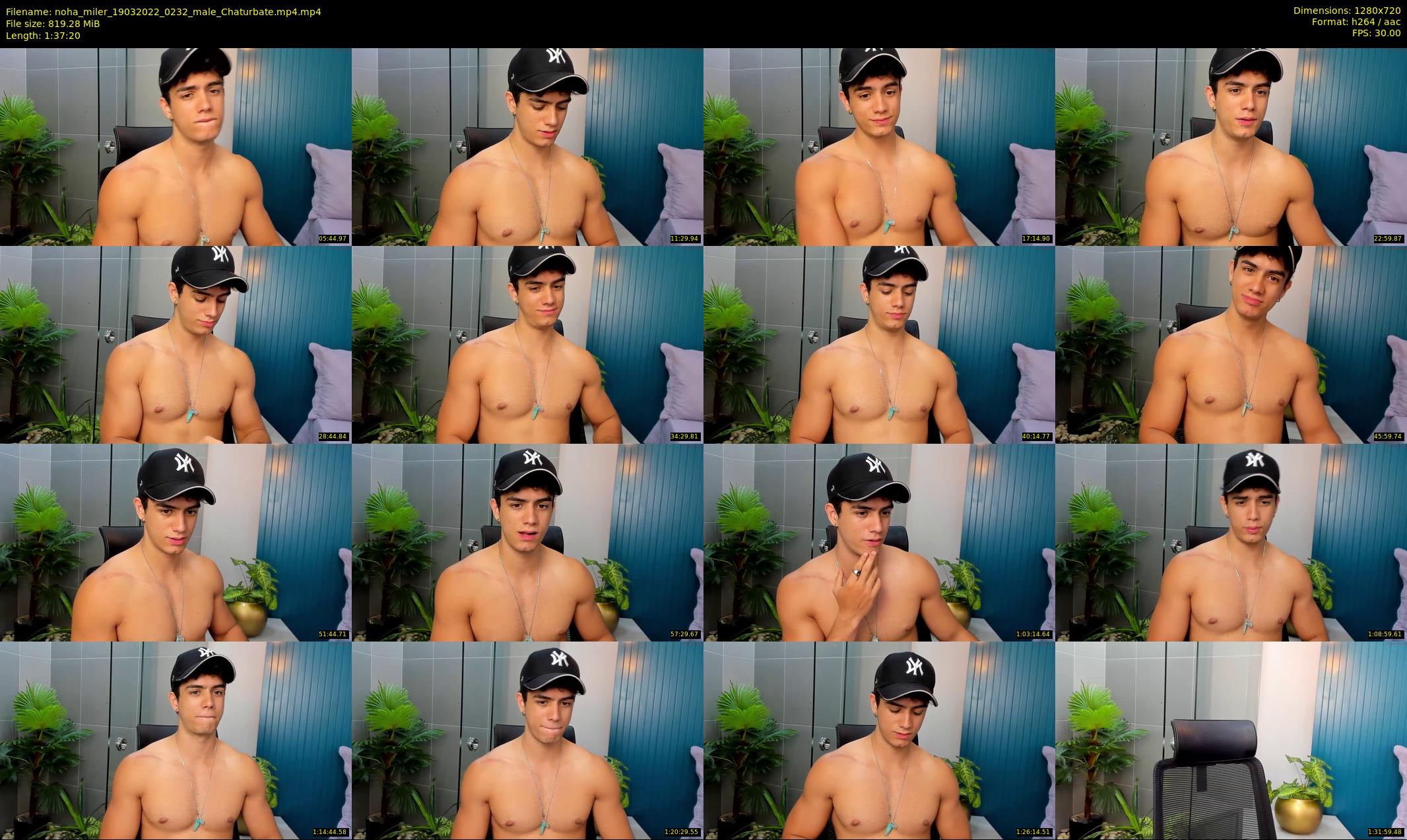 noha_miler — 98 minute Chaturbate male cam show recording, 720p, Mar 19, 2022