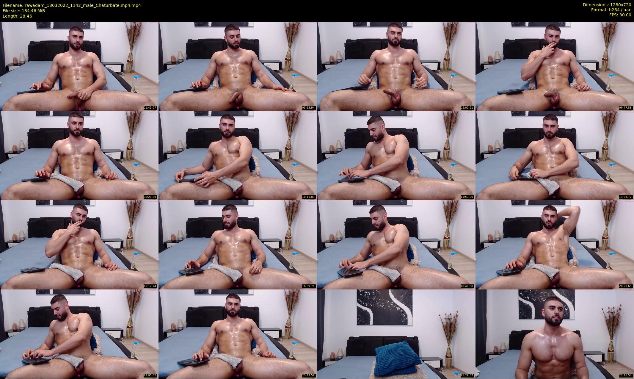 rawadam — 29 minute Chaturbate male cam show recording, 720p, Mar 18, 2022