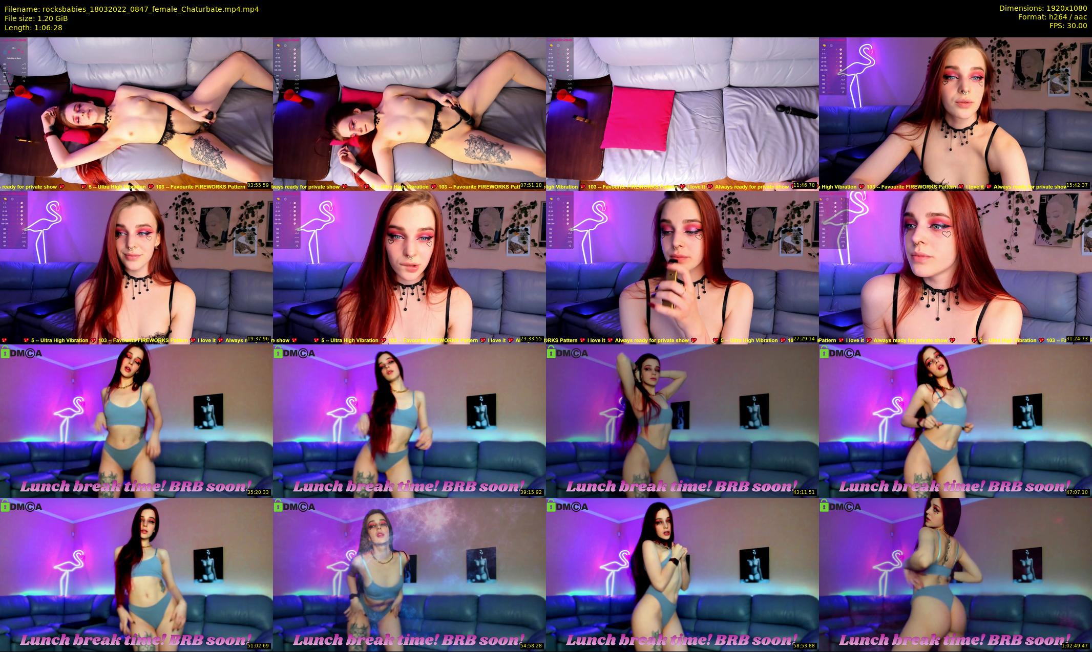 rocksbabies — 67 minute Chaturbate female cam show recording, 1080p, Mar 18, 2022