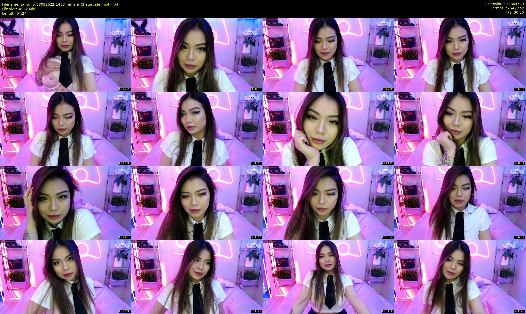 salisuno — 5 minute Chaturbate female cam show recording, 720p, Mar 18, 2022
