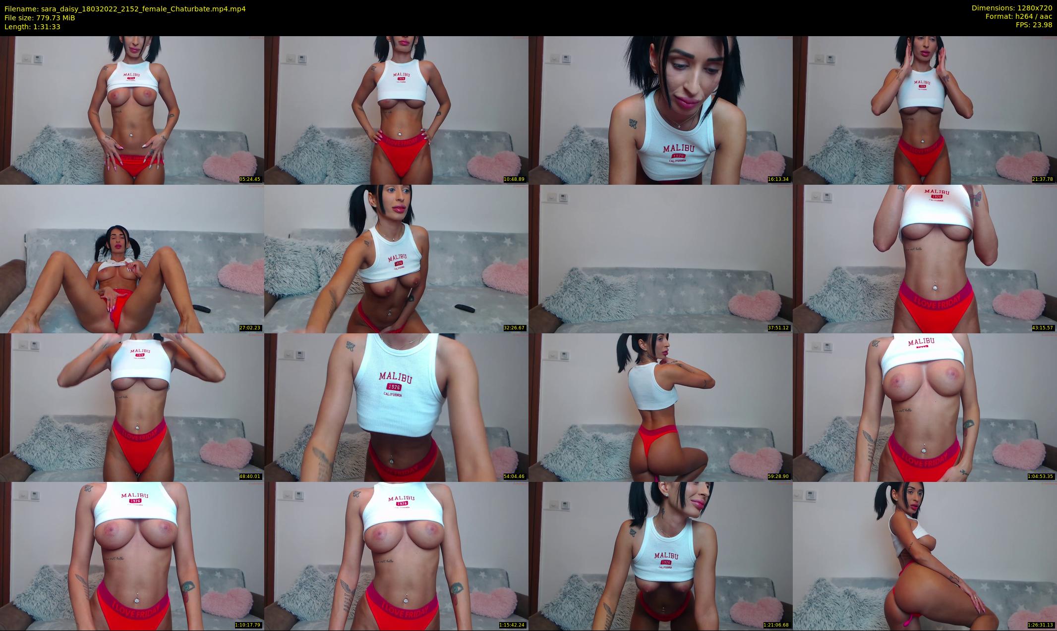 sara_daisy — 92 minute Chaturbate female cam show recording, 720p, Mar 18, 2022