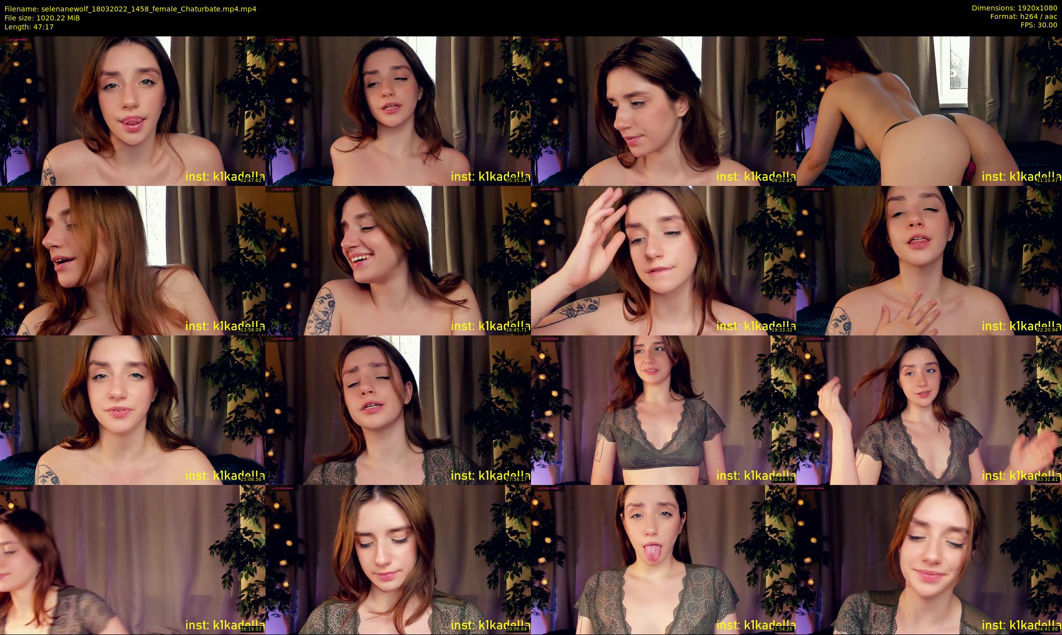 selenanewolf — 48 minute Chaturbate couple cam show recording, 1080p, Mar 18, 2022