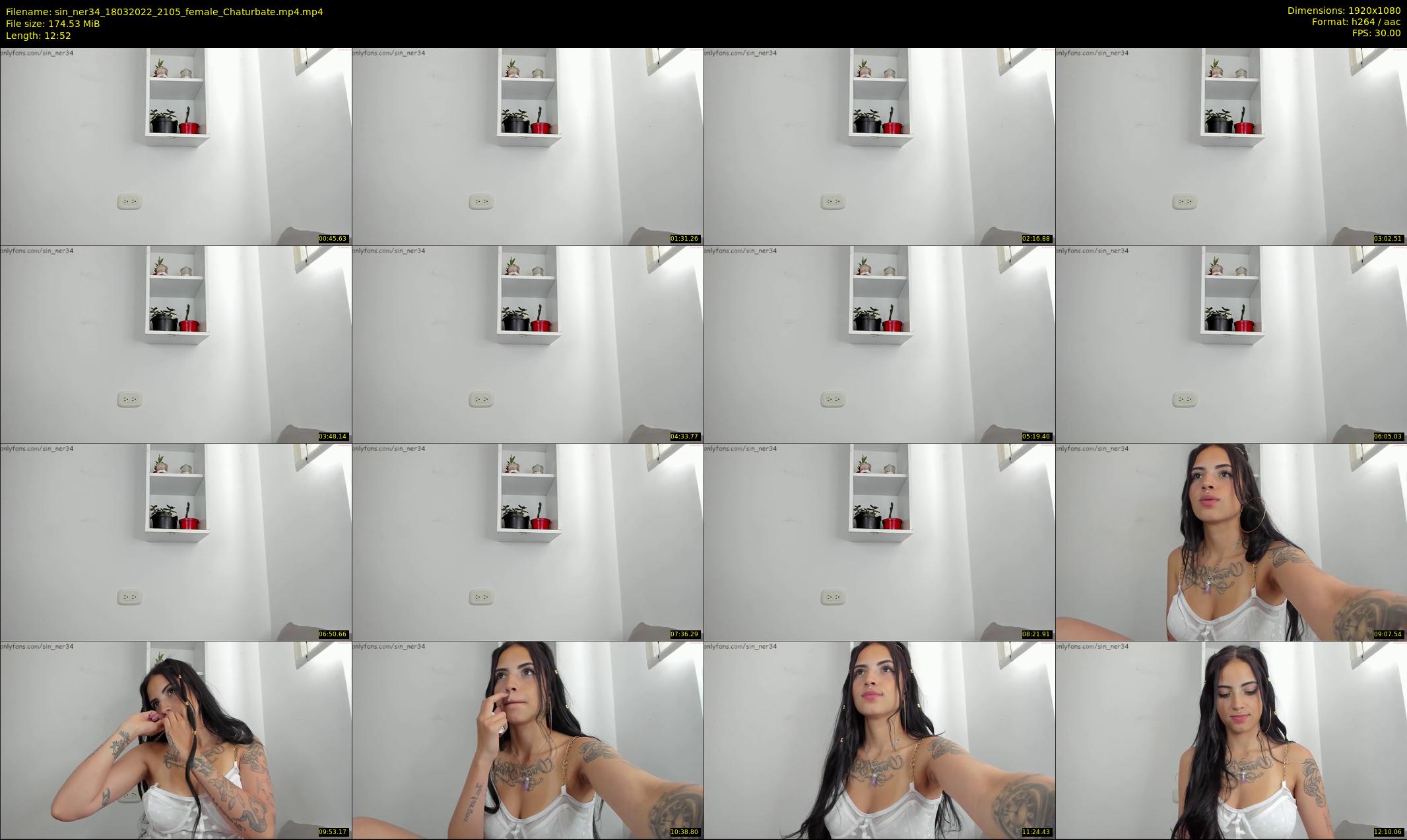 sin_ner34 — 13 minute Chaturbate female cam show recording, 1080p, Mar 18, 2022