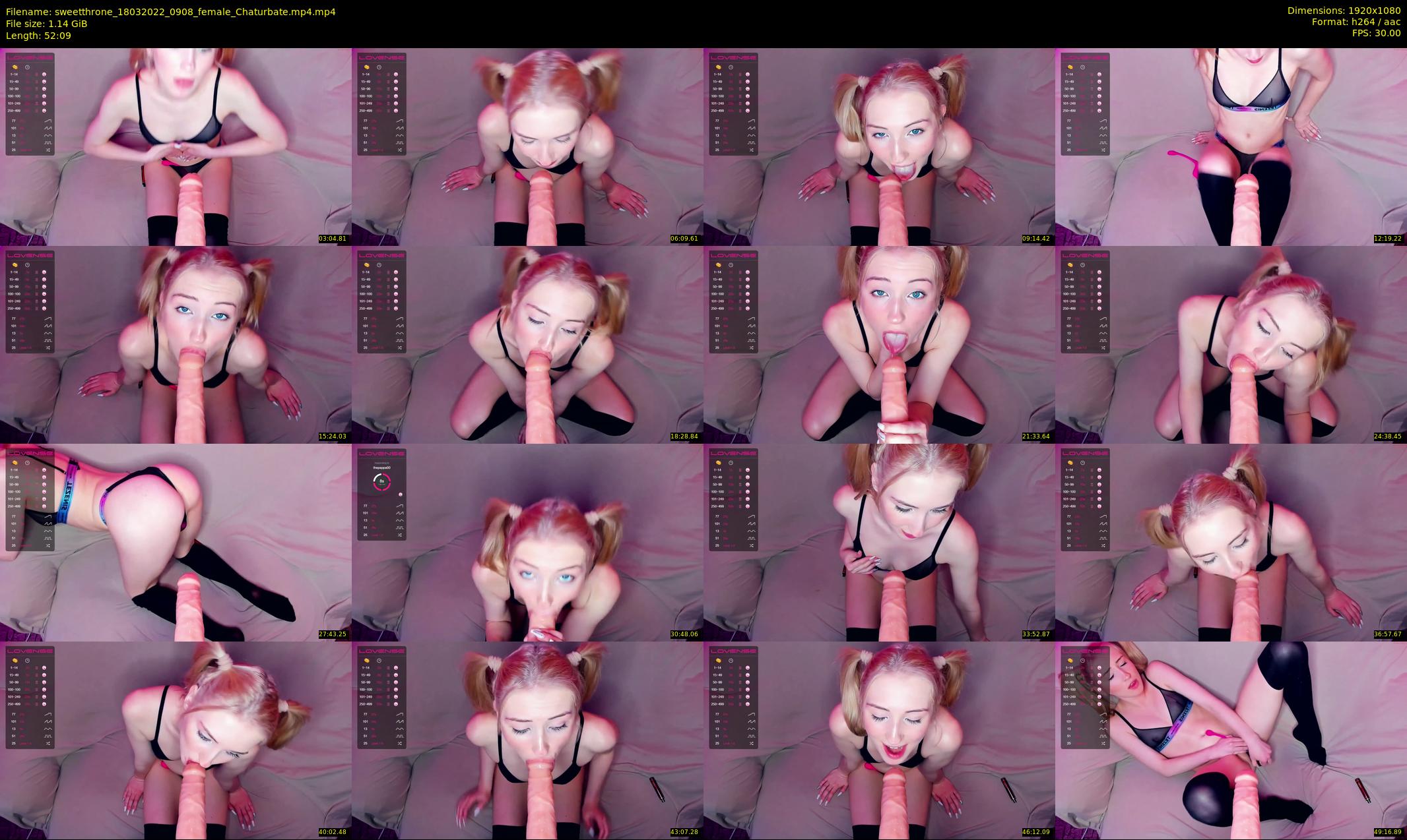 sweetthrone — 53 minute Chaturbate couple cam show recording, 1080p, Mar 18, 2022