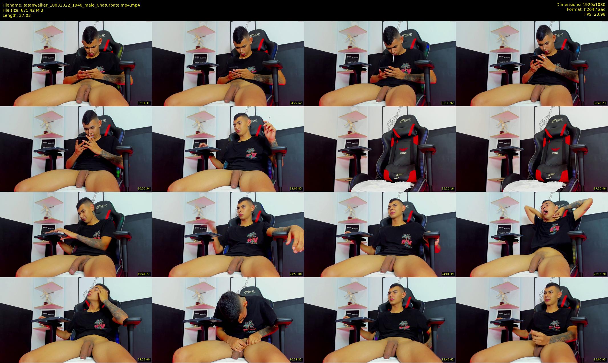 tatanwalker — 38 minute Chaturbate male cam show recording, 1080p, Mar 18, 2022