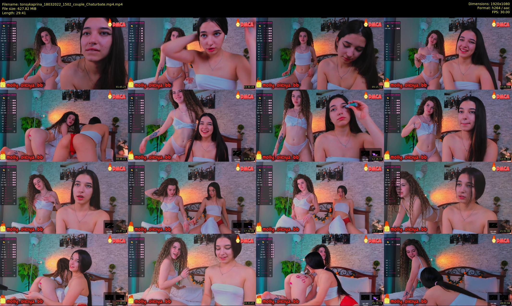 tonsykaprina — 30 minute Chaturbate couple cam show recording, 1080p, Mar 18, 2022