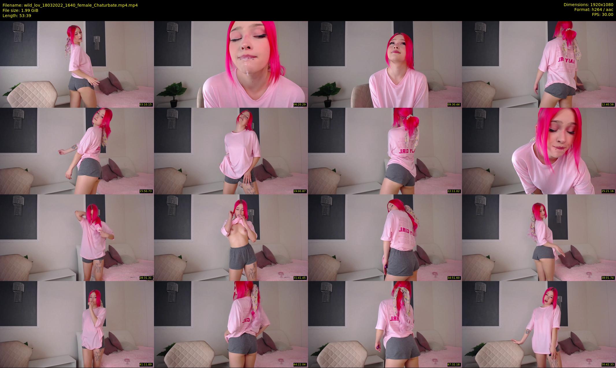 wild_lov — 54 minute Chaturbate female cam show recording, 1080p, Mar 18, 2022