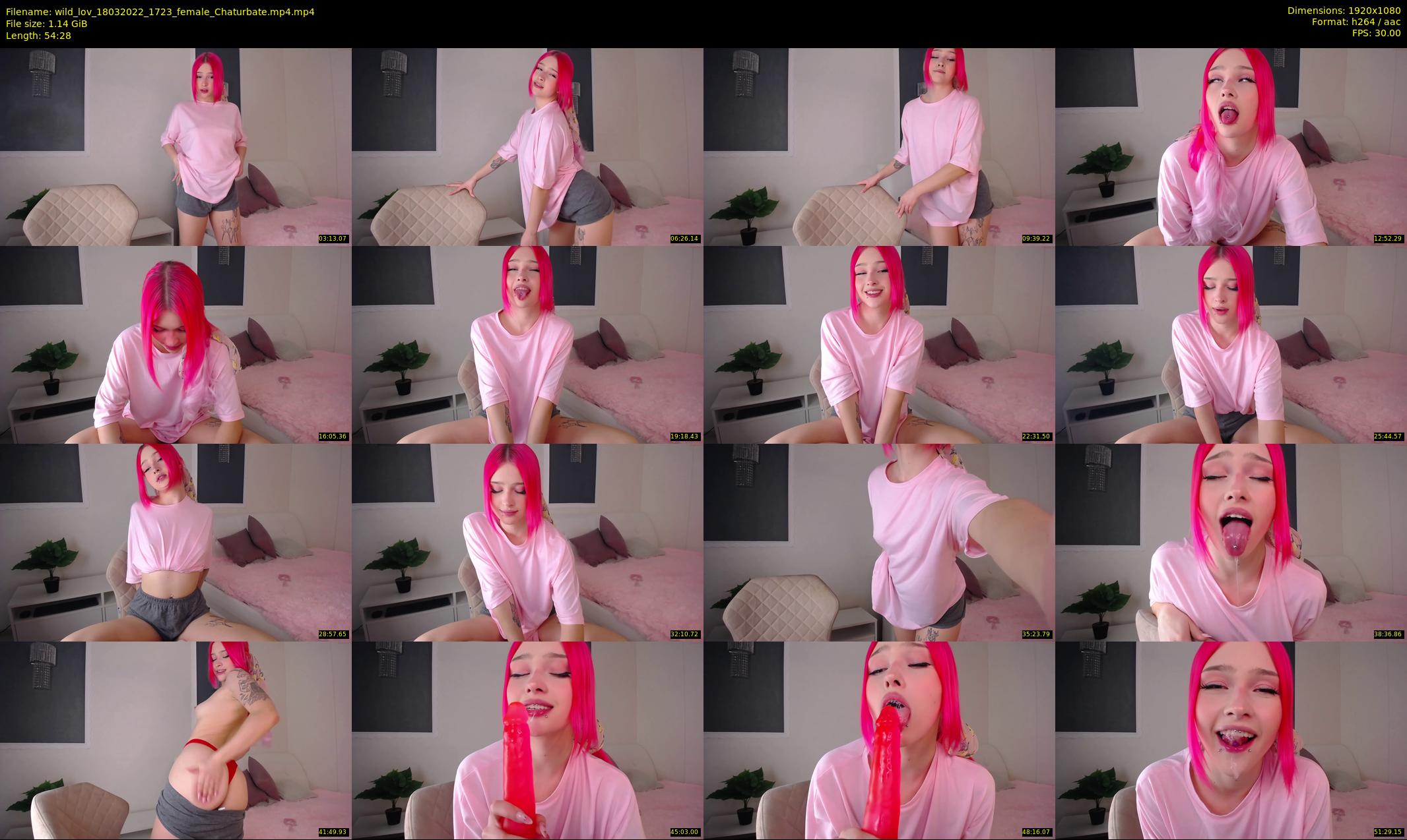 wild_lov — 55 minute Chaturbate female cam show recording, 1080p, Mar 18, 2022