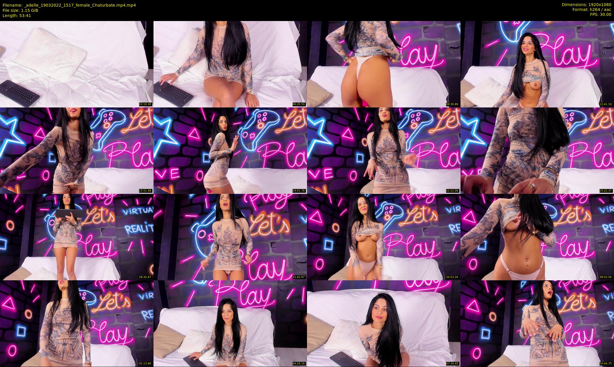 _adelle — 54 minute Chaturbate female cam show recording, 1080p, Mar 19, 2022