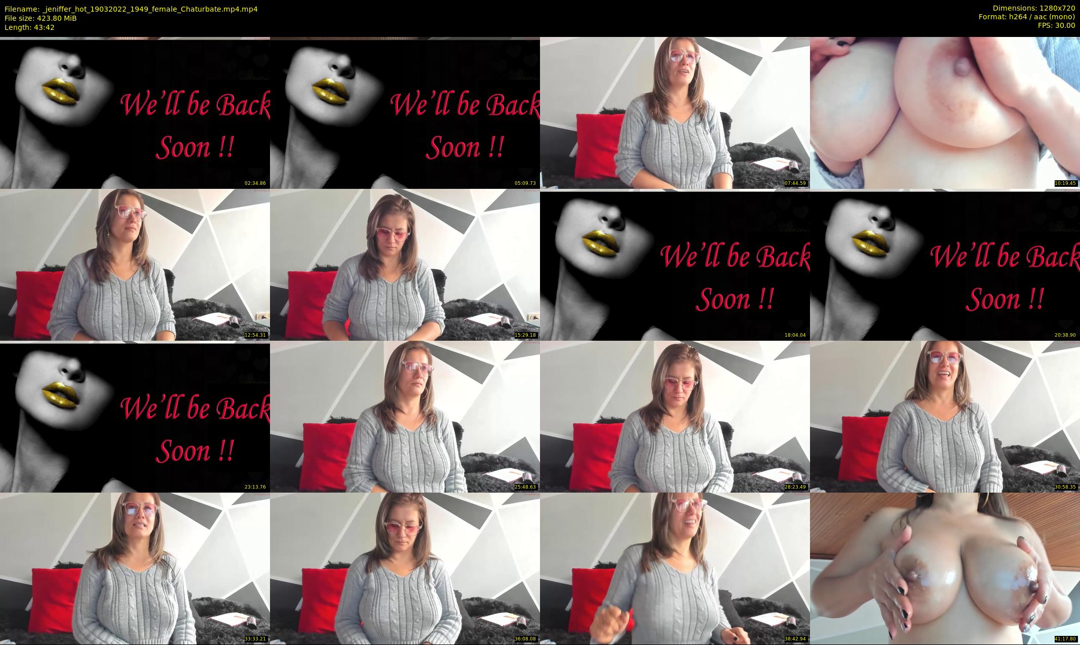 _jeniffer_hot — 44 minute Chaturbate female cam show recording, 720p, Mar 19, 2022