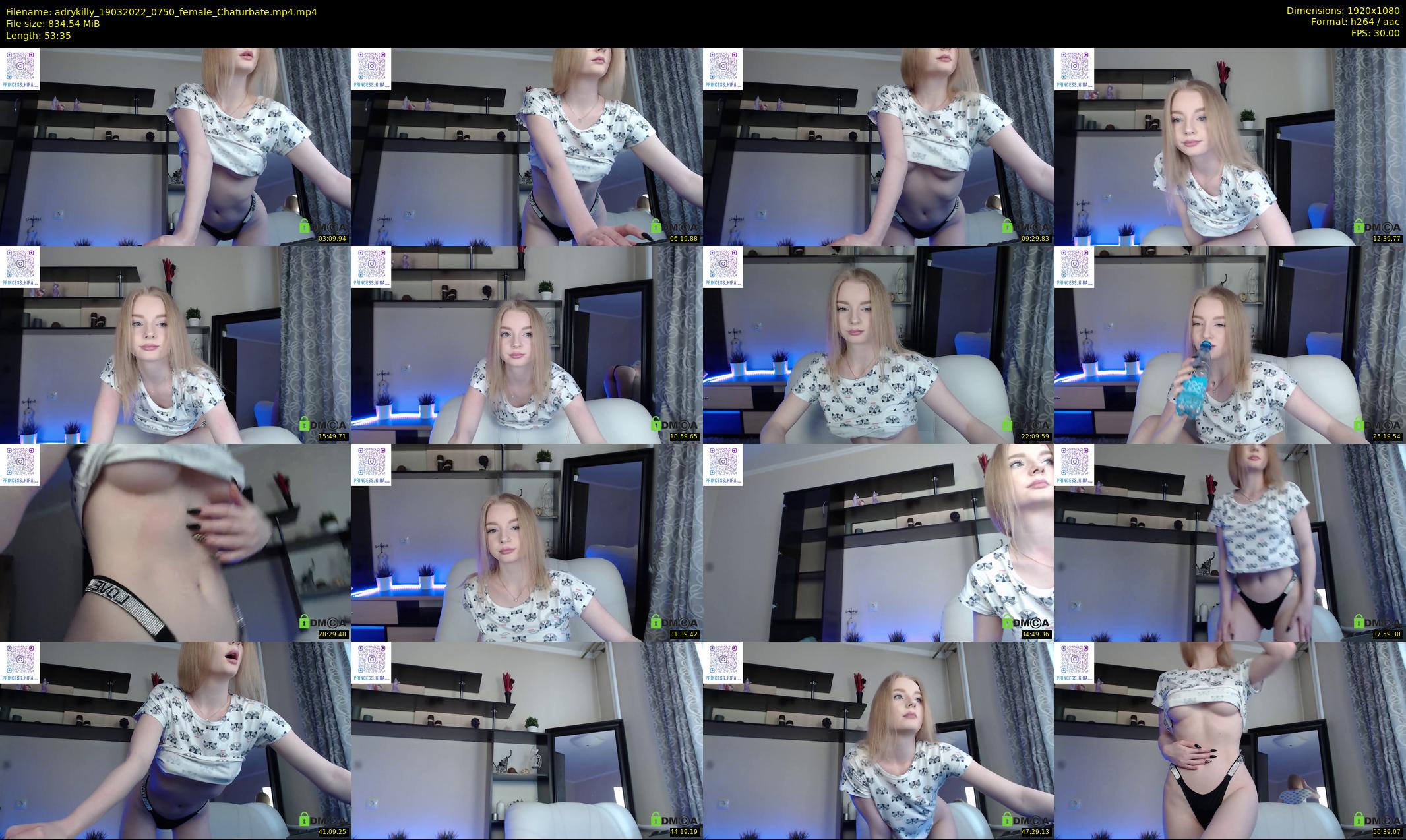 adrykilly — 54 minute Chaturbate female cam show recording, 1080p, Mar 19, 2022