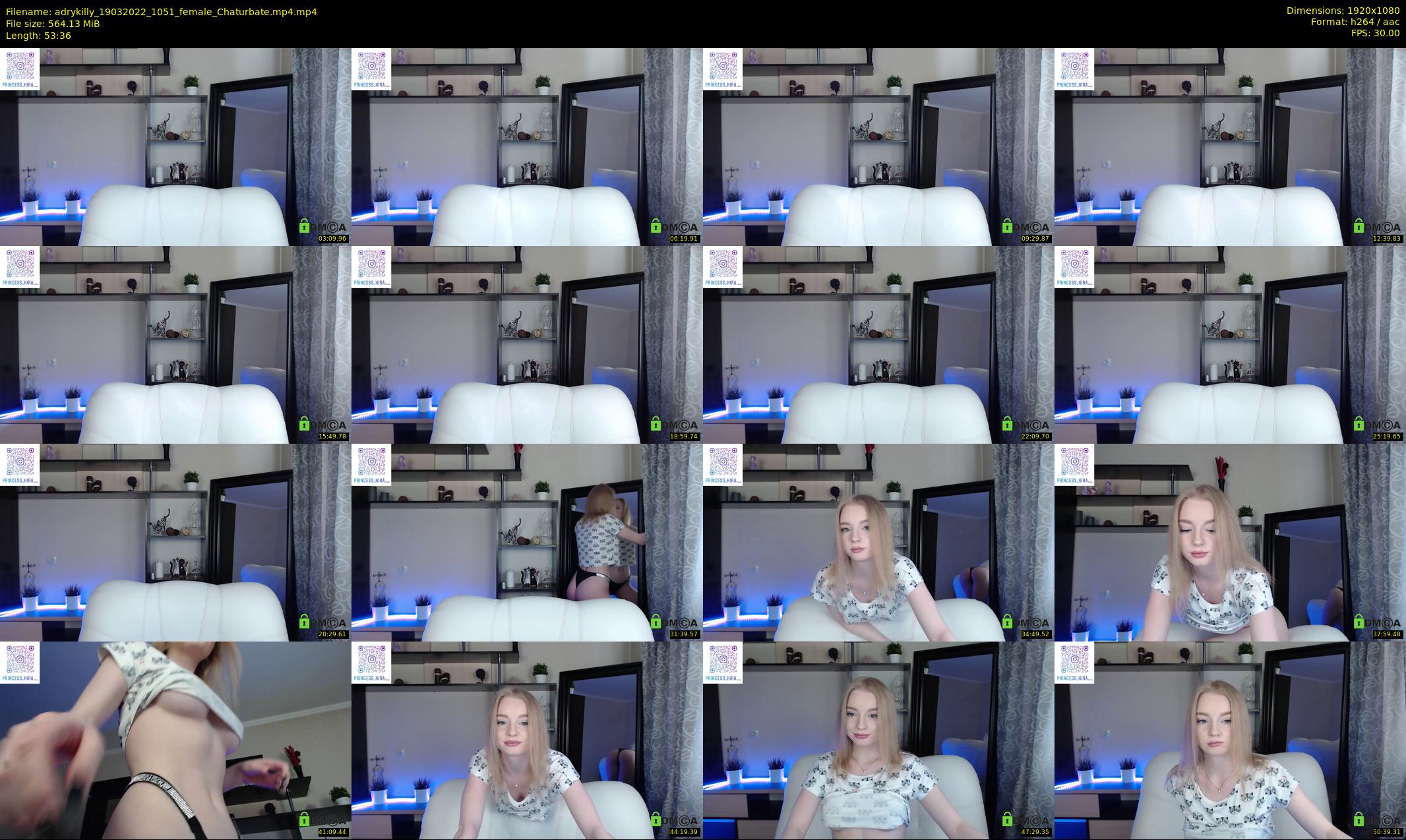 adrykilly — 54 minute Chaturbate female cam show recording, 1080p, Mar 19, 2022