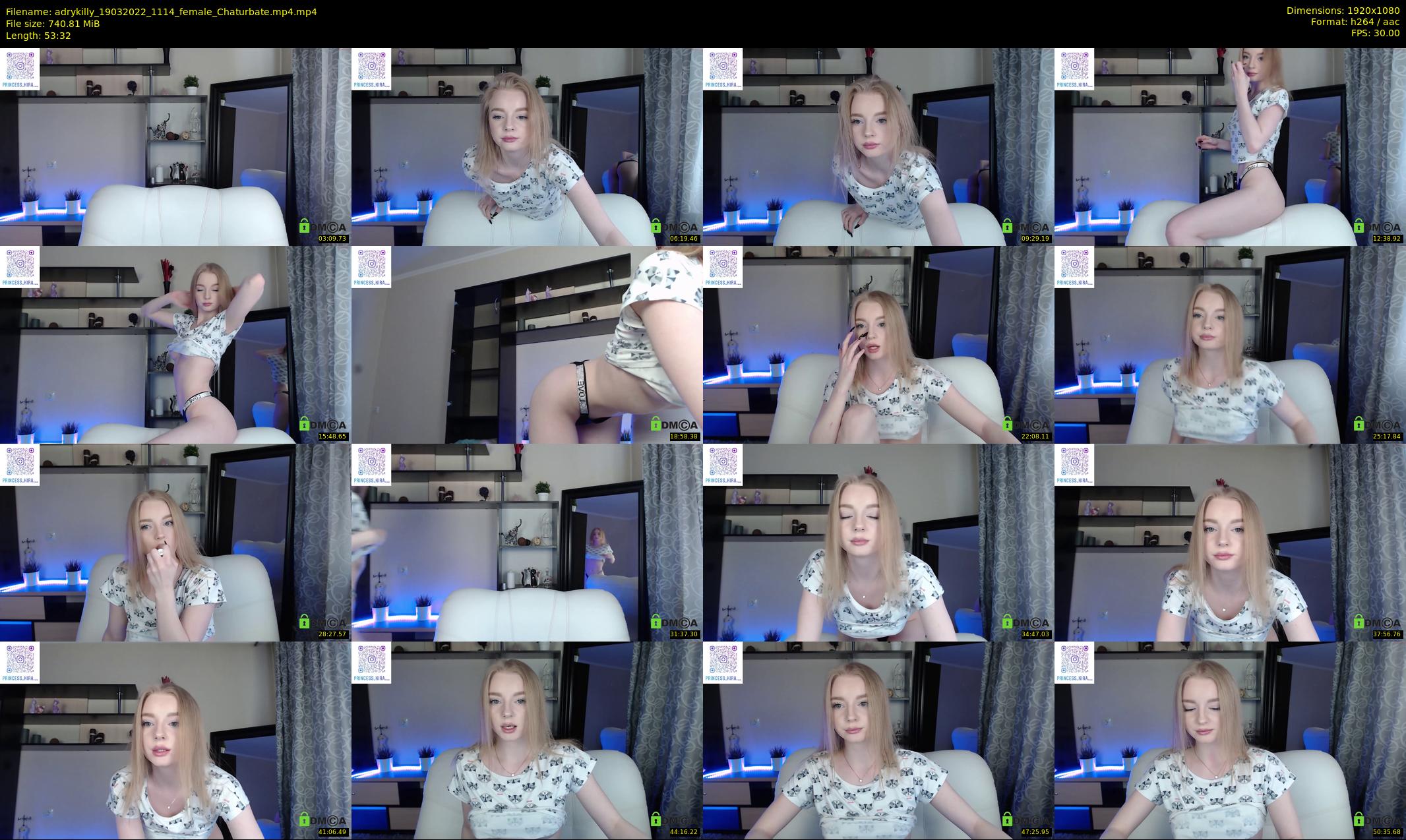 adrykilly — 54 minute Chaturbate female cam show recording, 1080p, Mar 19, 2022