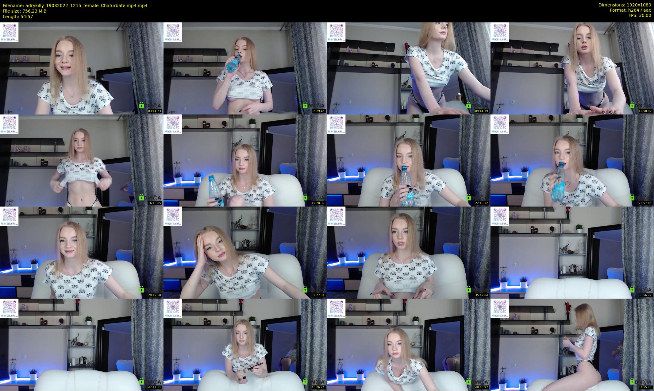 adrykilly — 55 minute Chaturbate female cam show recording, 1080p, Mar 19, 2022