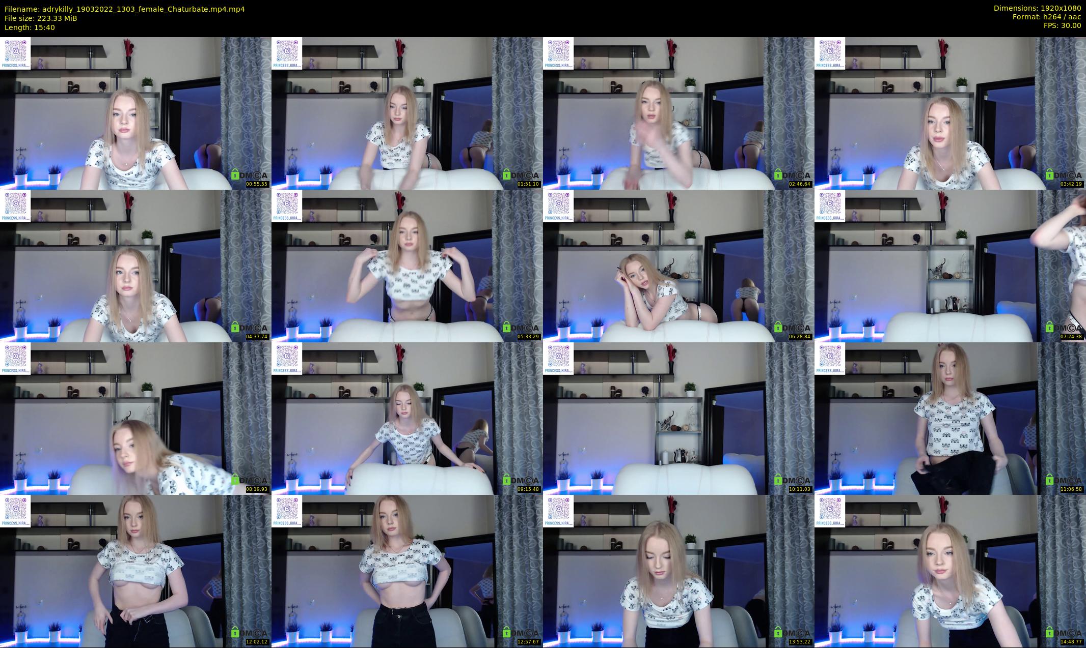 adrykilly — 16 minute Chaturbate female cam show recording, 1080p, Mar 19, 2022