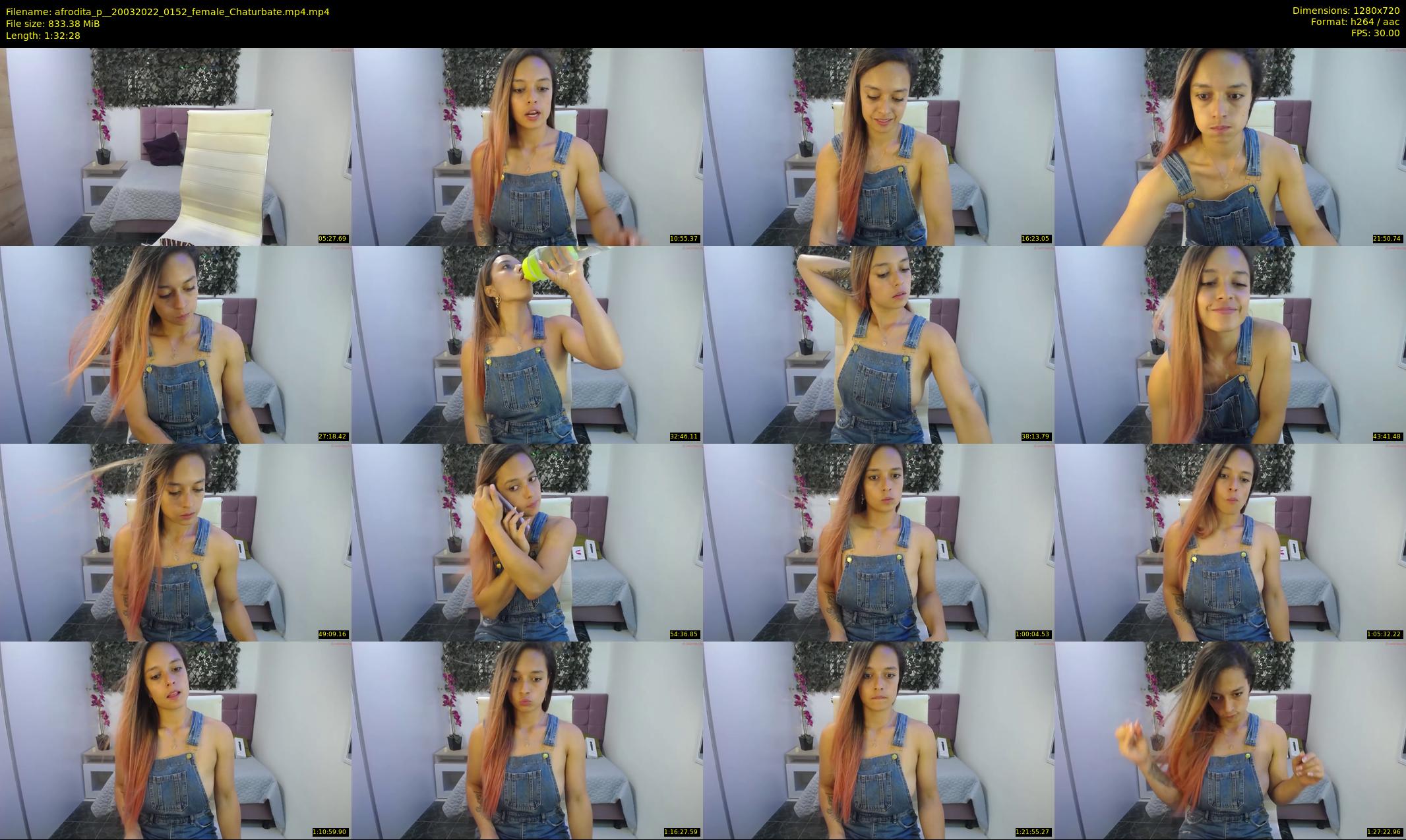 afrodita_p_ — 93 minute Chaturbate female cam show recording, 720p, Mar 20, 2022